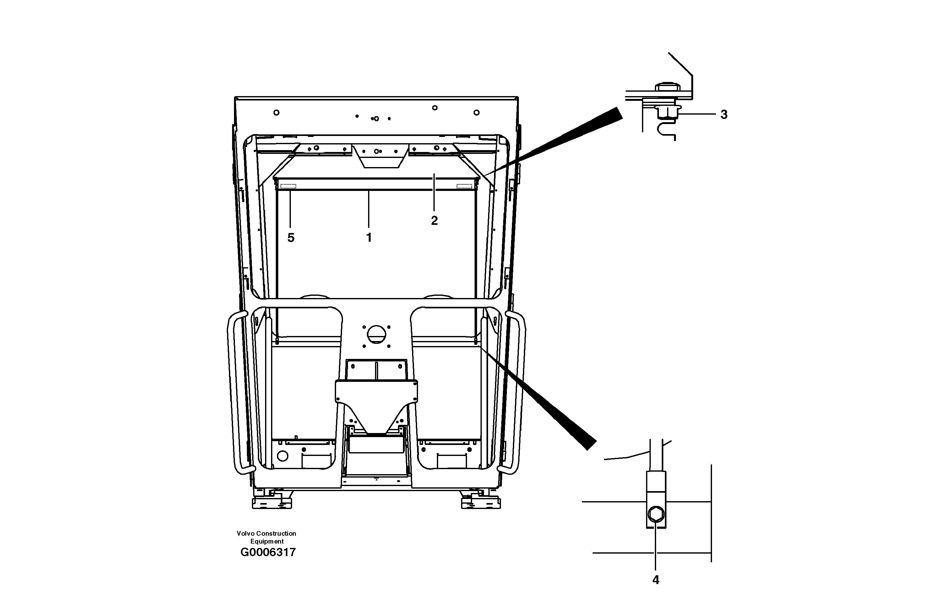 For upper engine part CH62A-0804 VOLVO