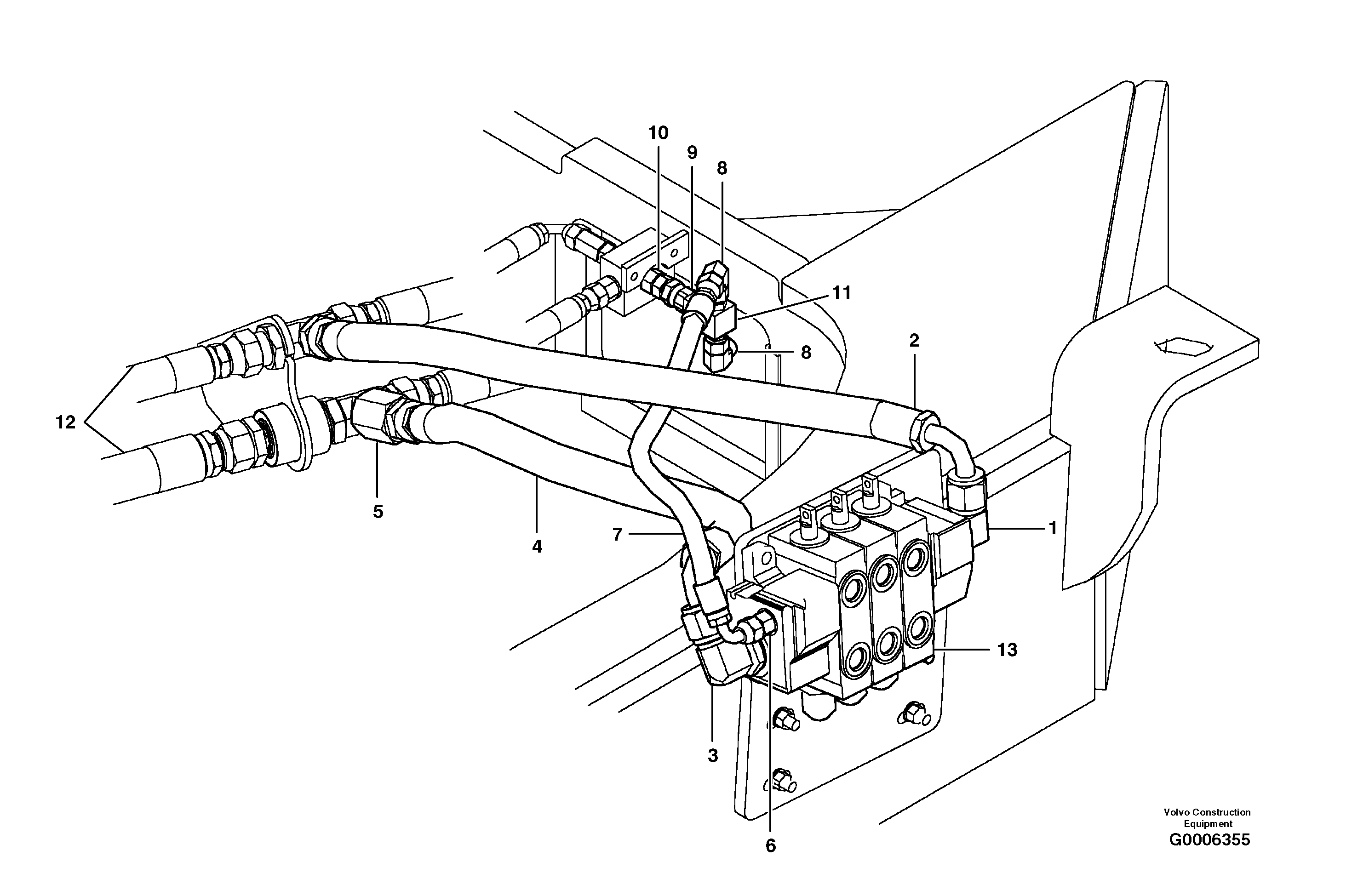 Crawler unit CH74699 VOLVO