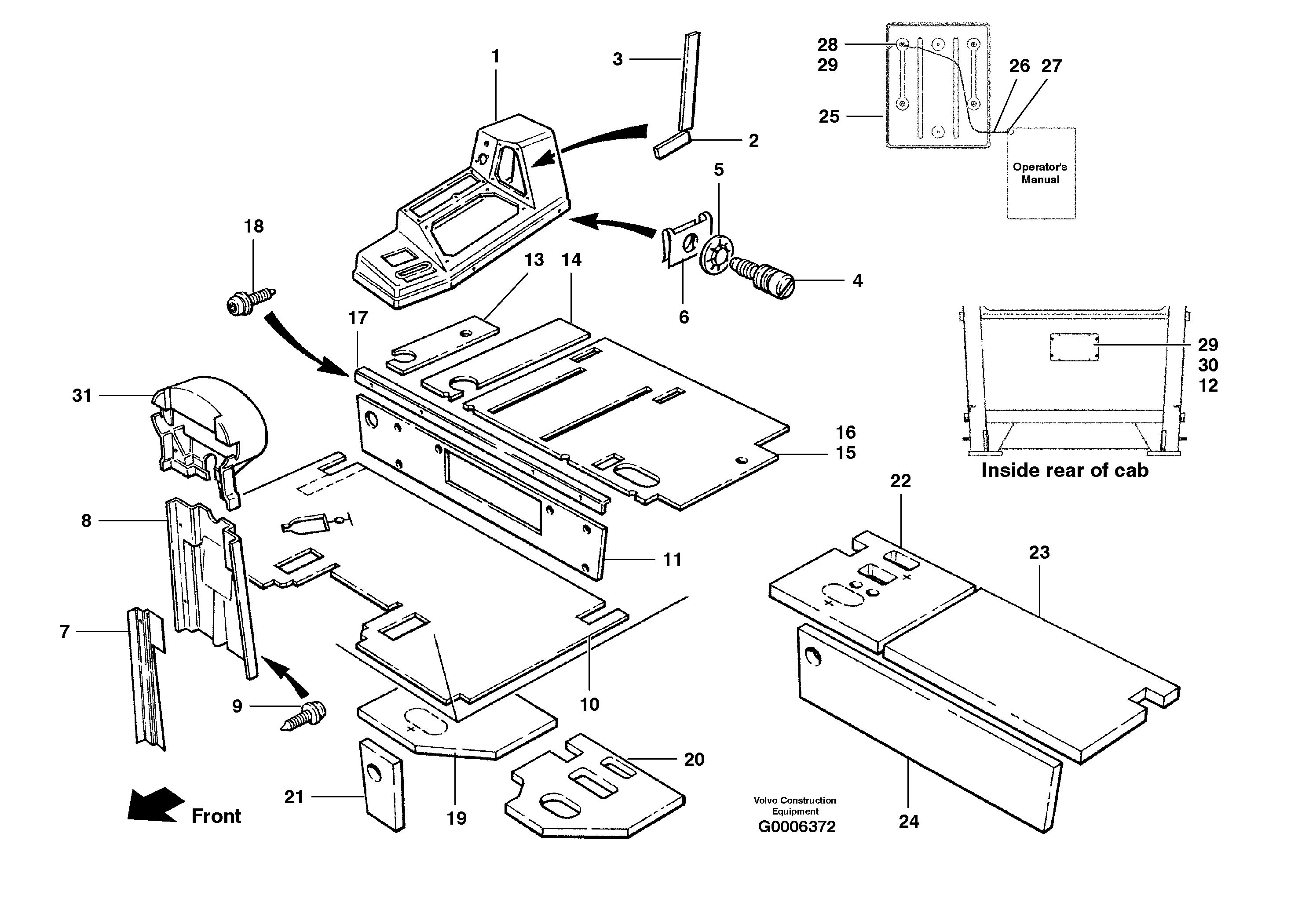 Sound Insulation VOE12733620 VOLVO