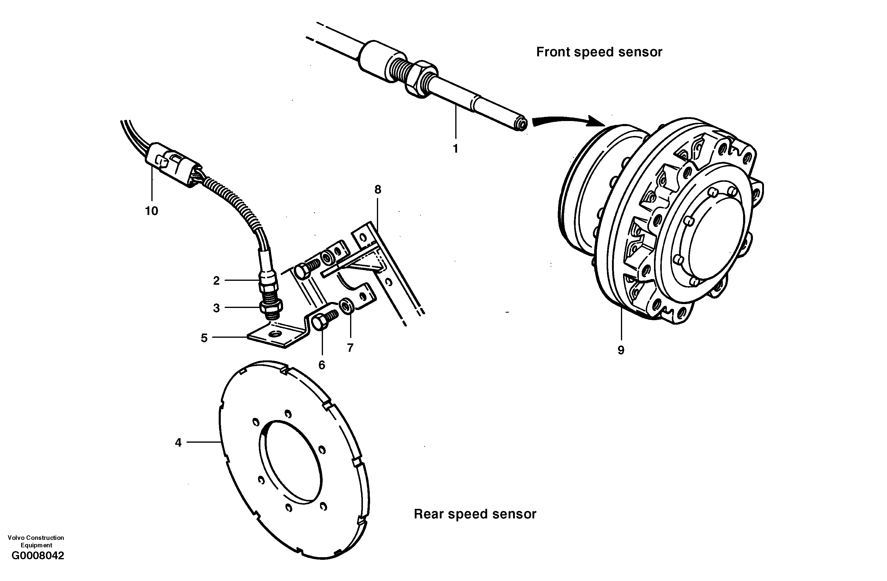 Stern Bearing CH96483 VOLVO