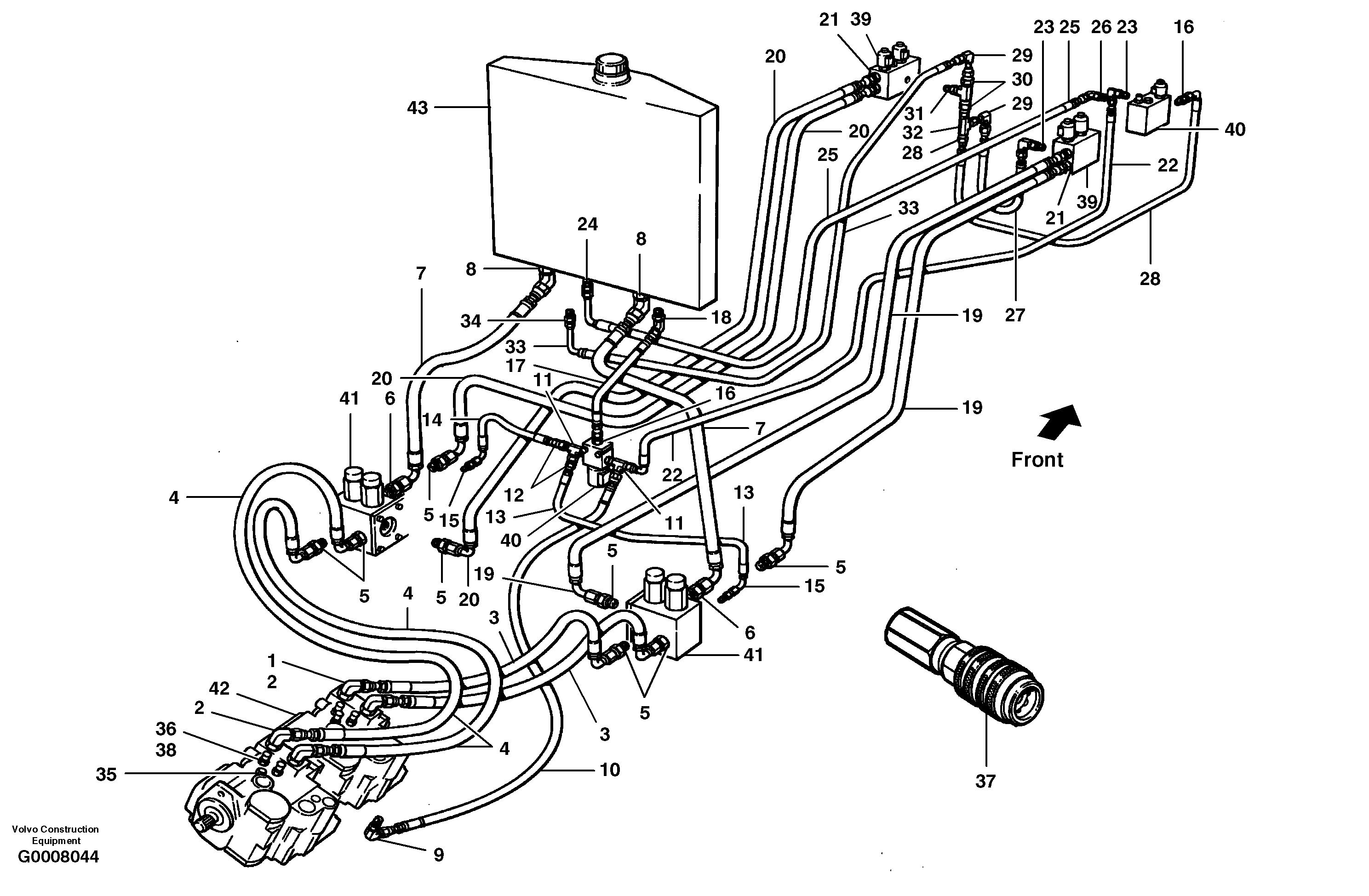 O-ring CH116A-06 VOLVO