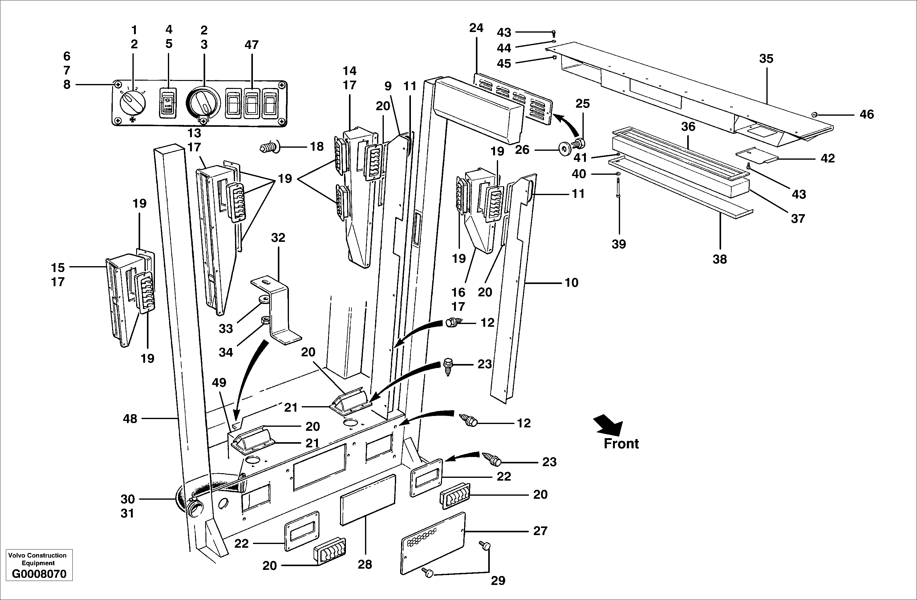 Air venting scr CH407088 VOLVO