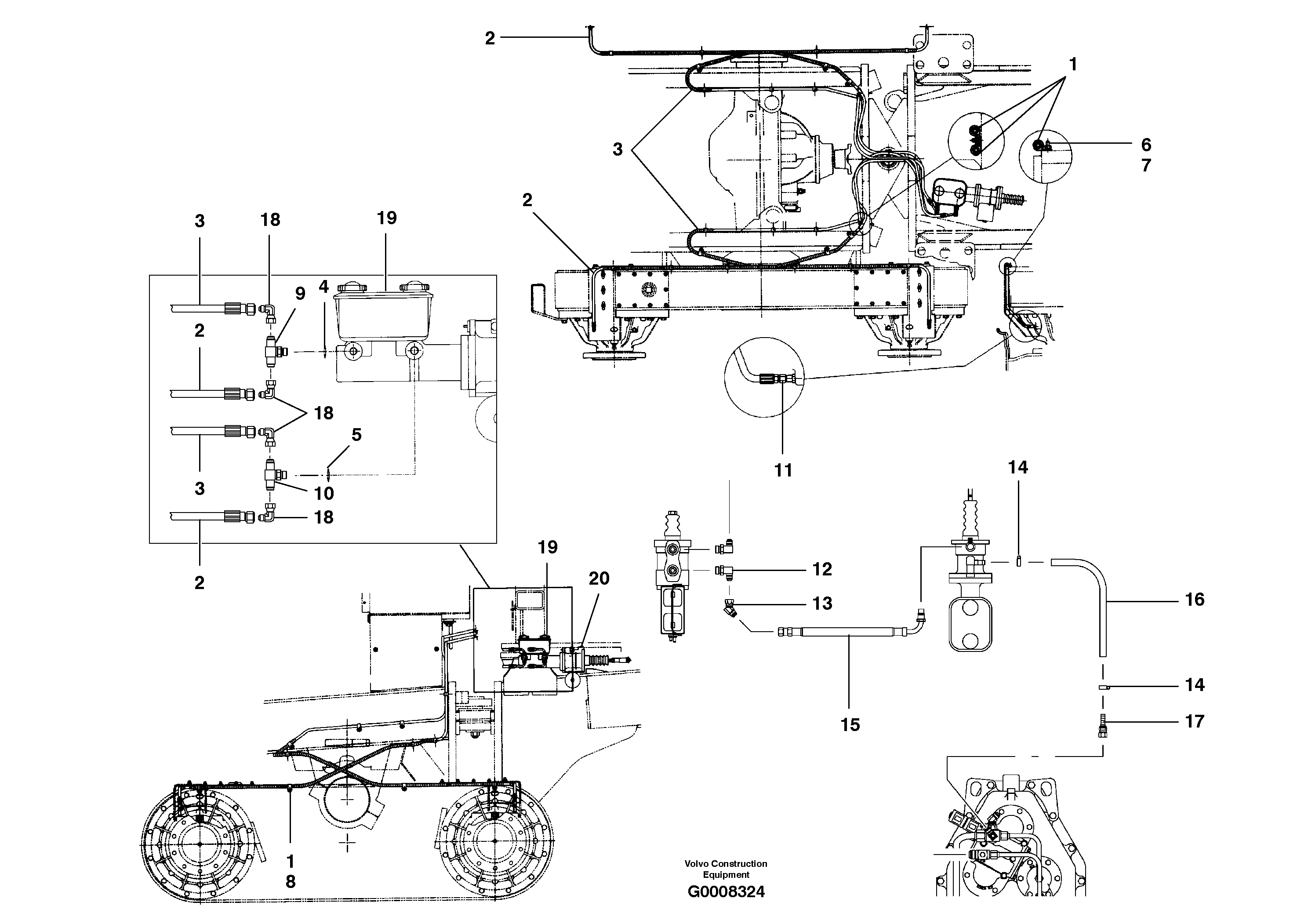 Hose assembly VOE12747138 VOLVO