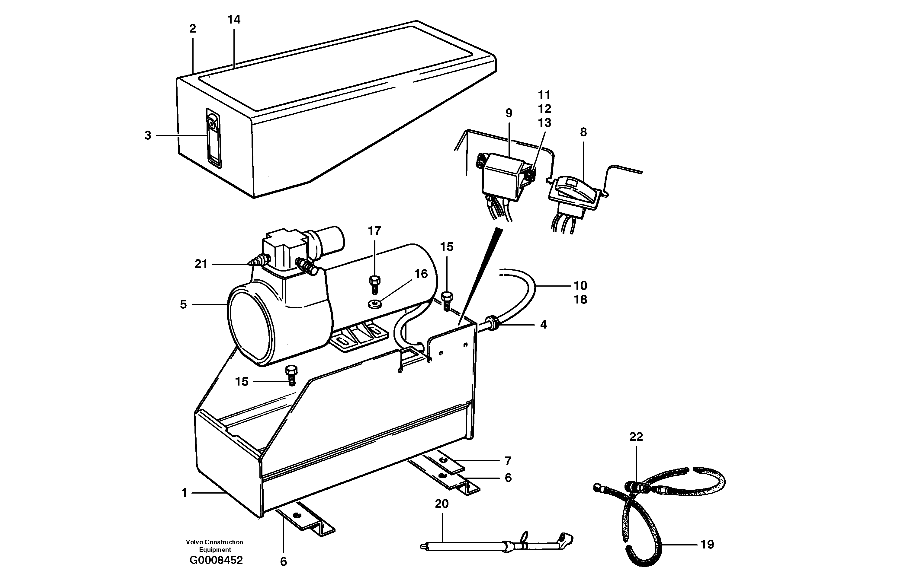 Box VOE12731672 VOLVO