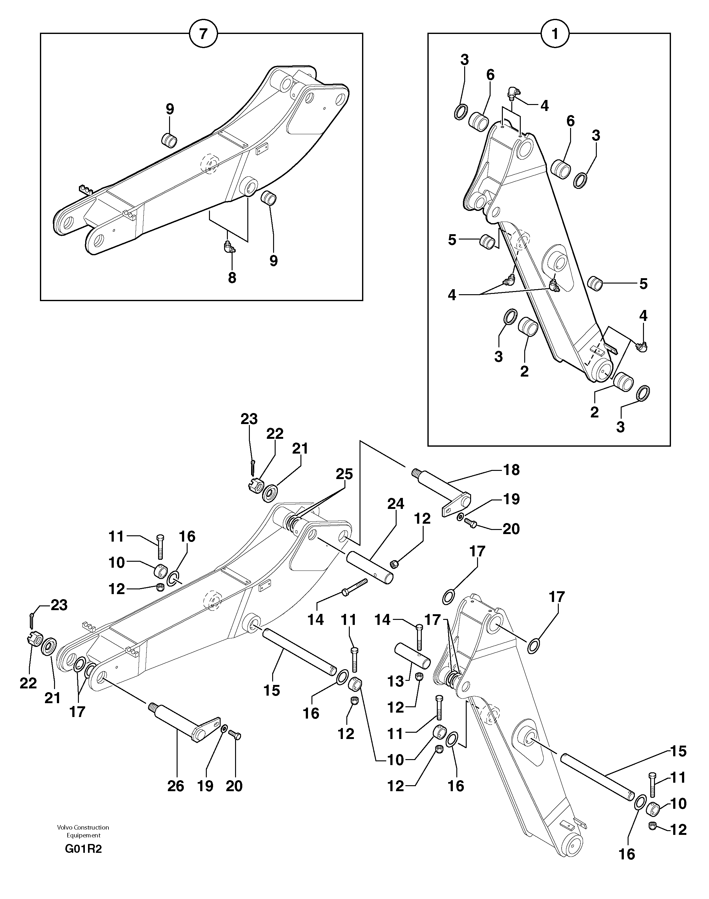 Stub Axle PJ4090422 VOLVO