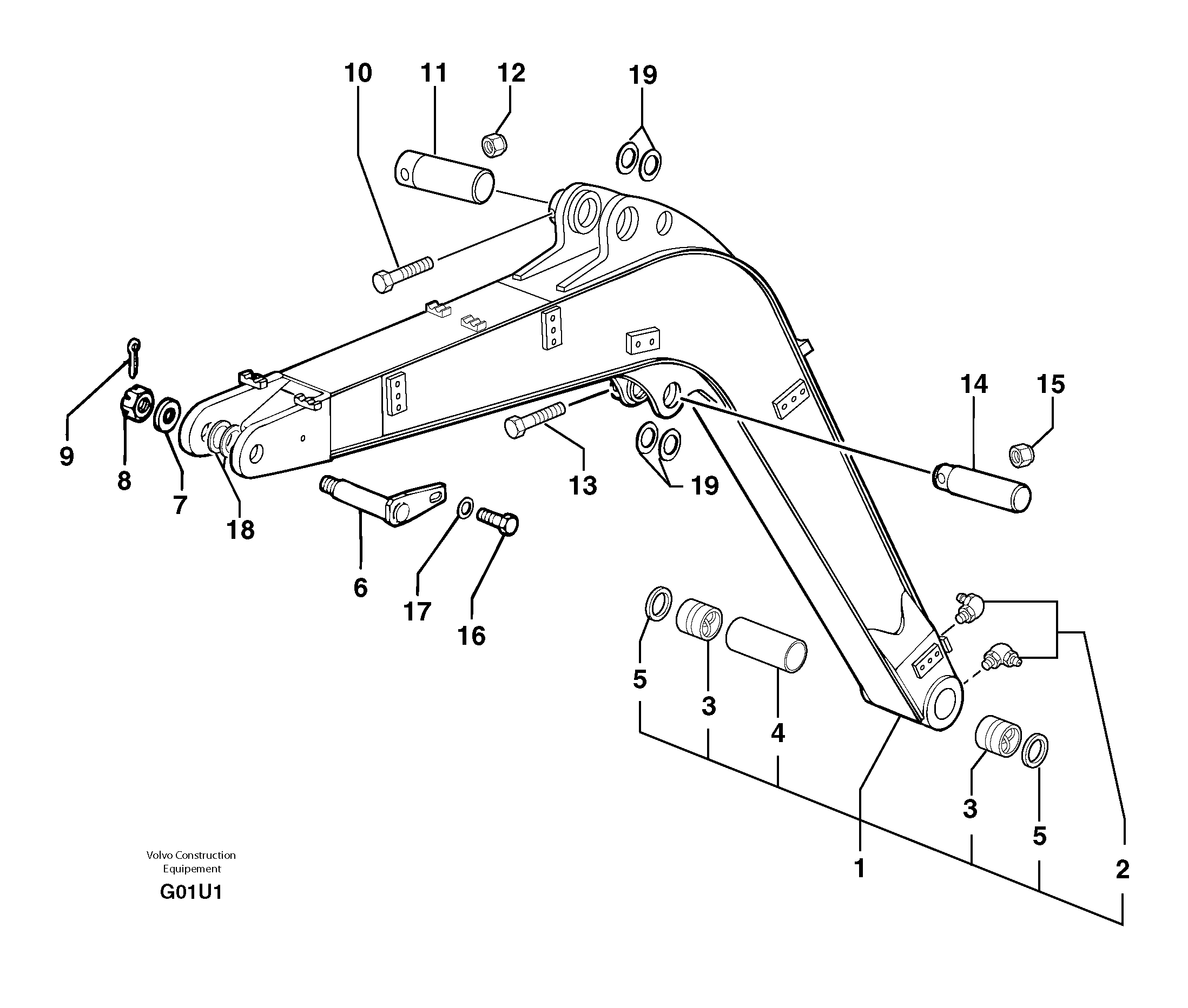 Stub Axle PJ3750048 VOLVO