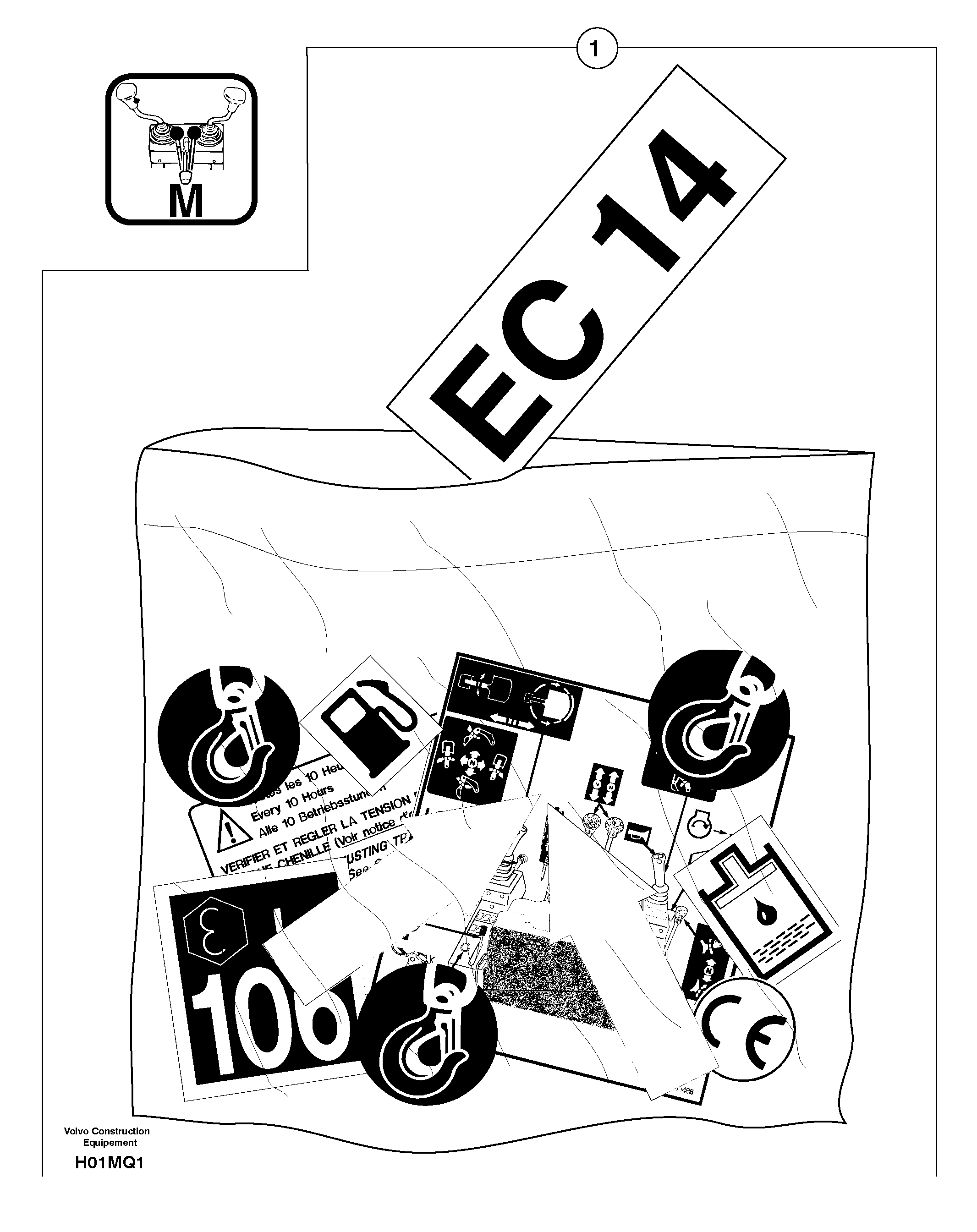 Decal Set PJ6531025 VOLVO