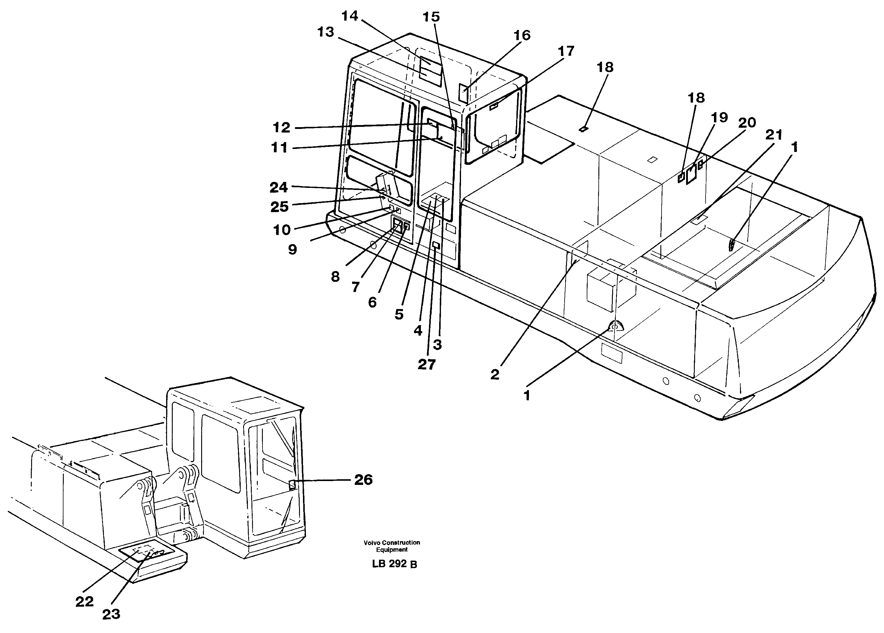 Bucket Mounting VOE14342082 VOLVO