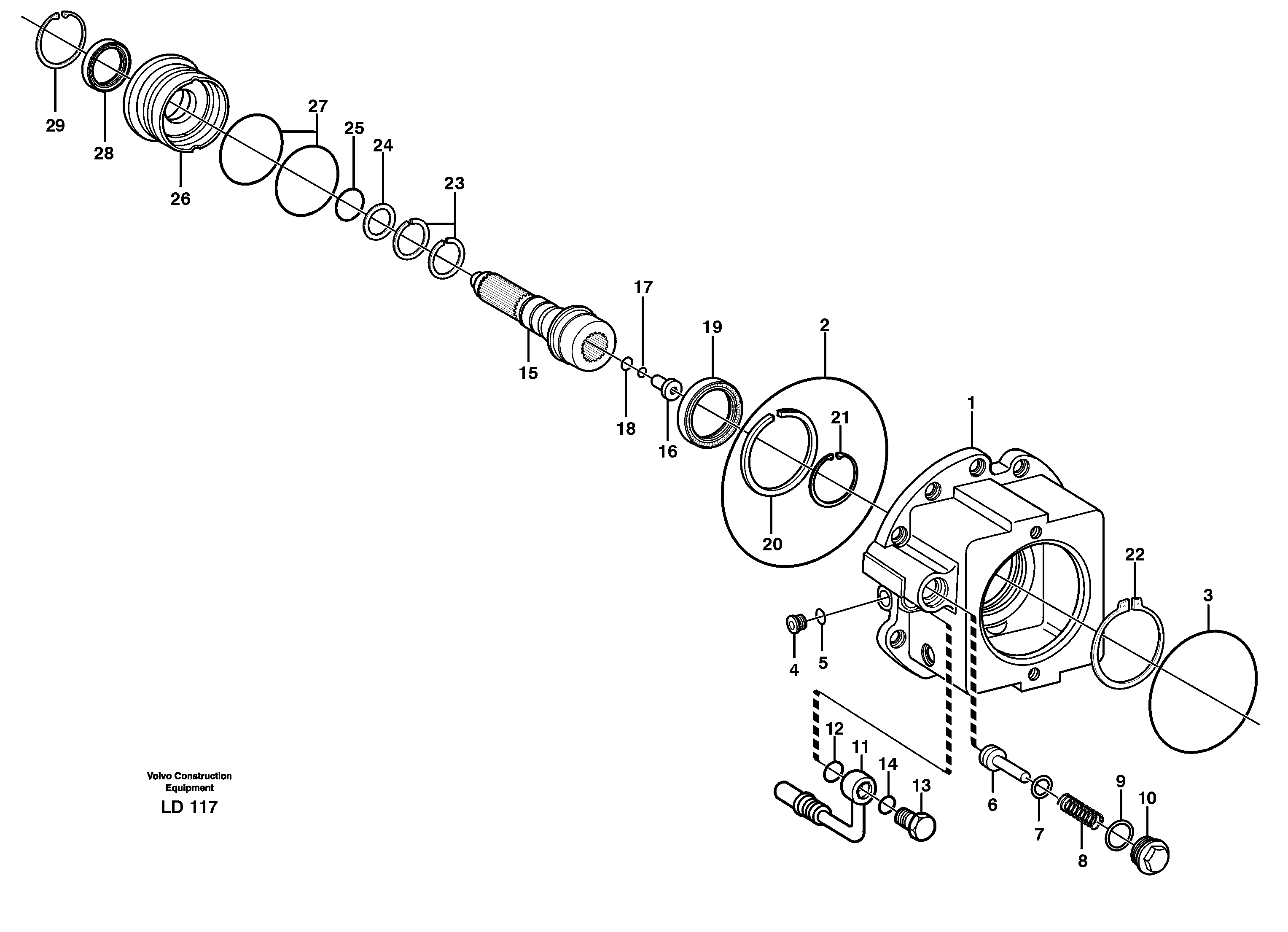 Oil Bath Filter VOE11705114 VOLVO
