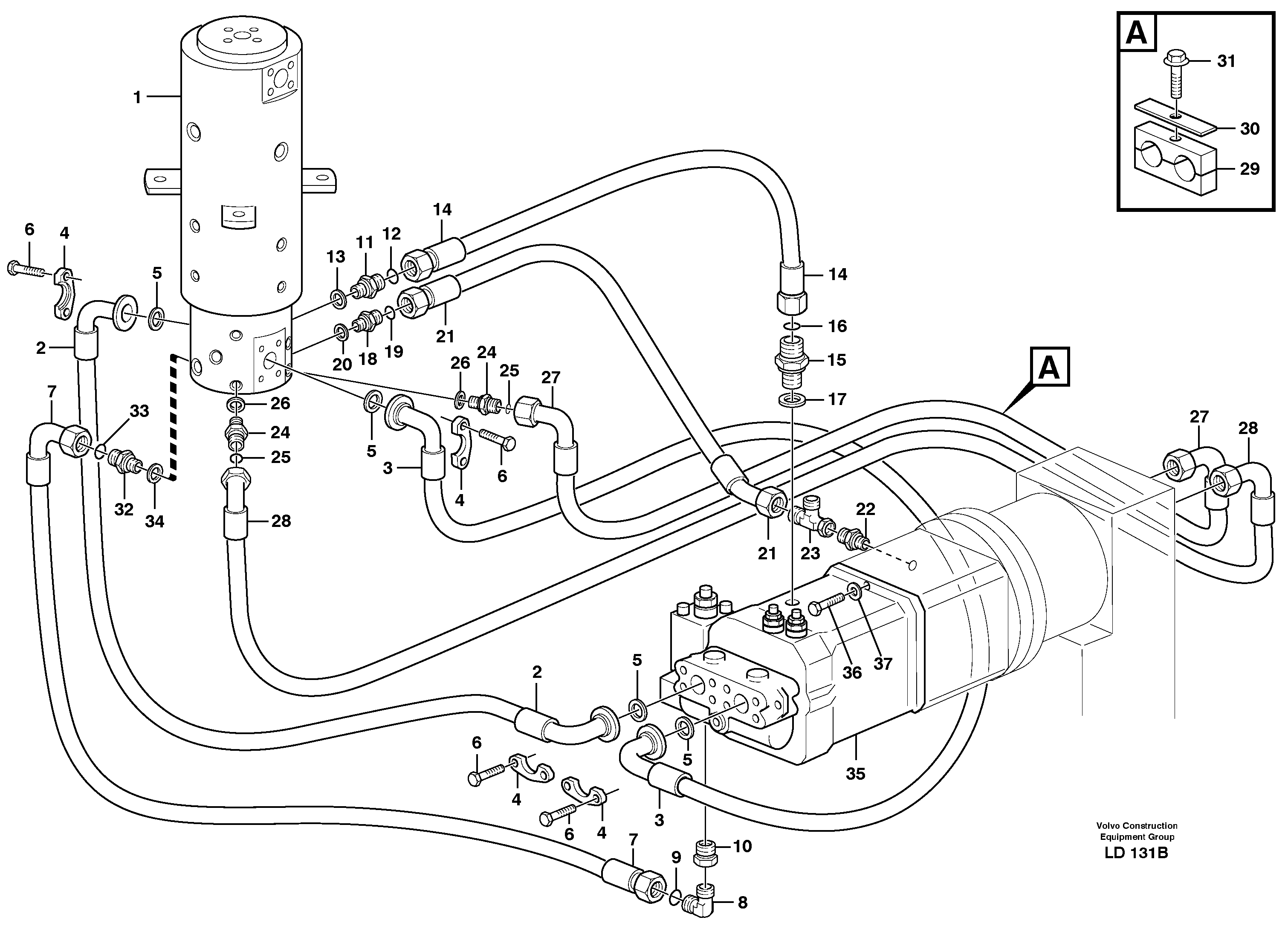 Bulkhead VOE14370263 VOLVO