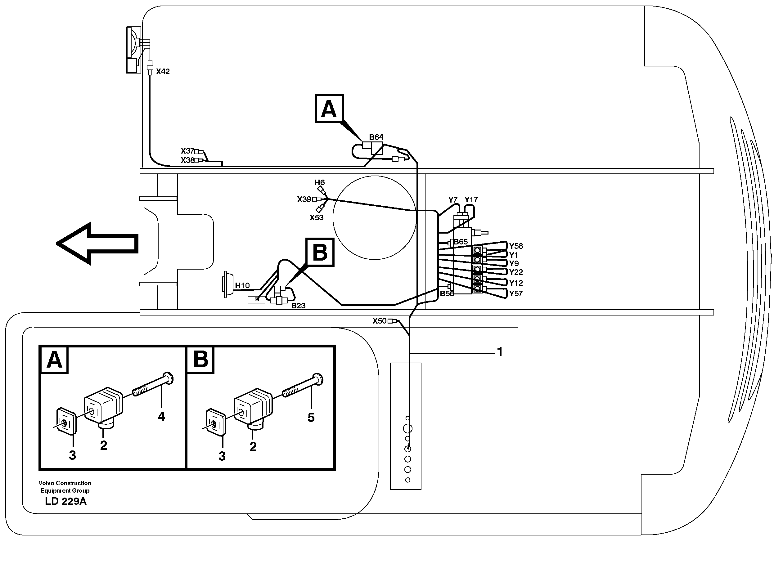 Cable harness VOE14378693 VOLVO