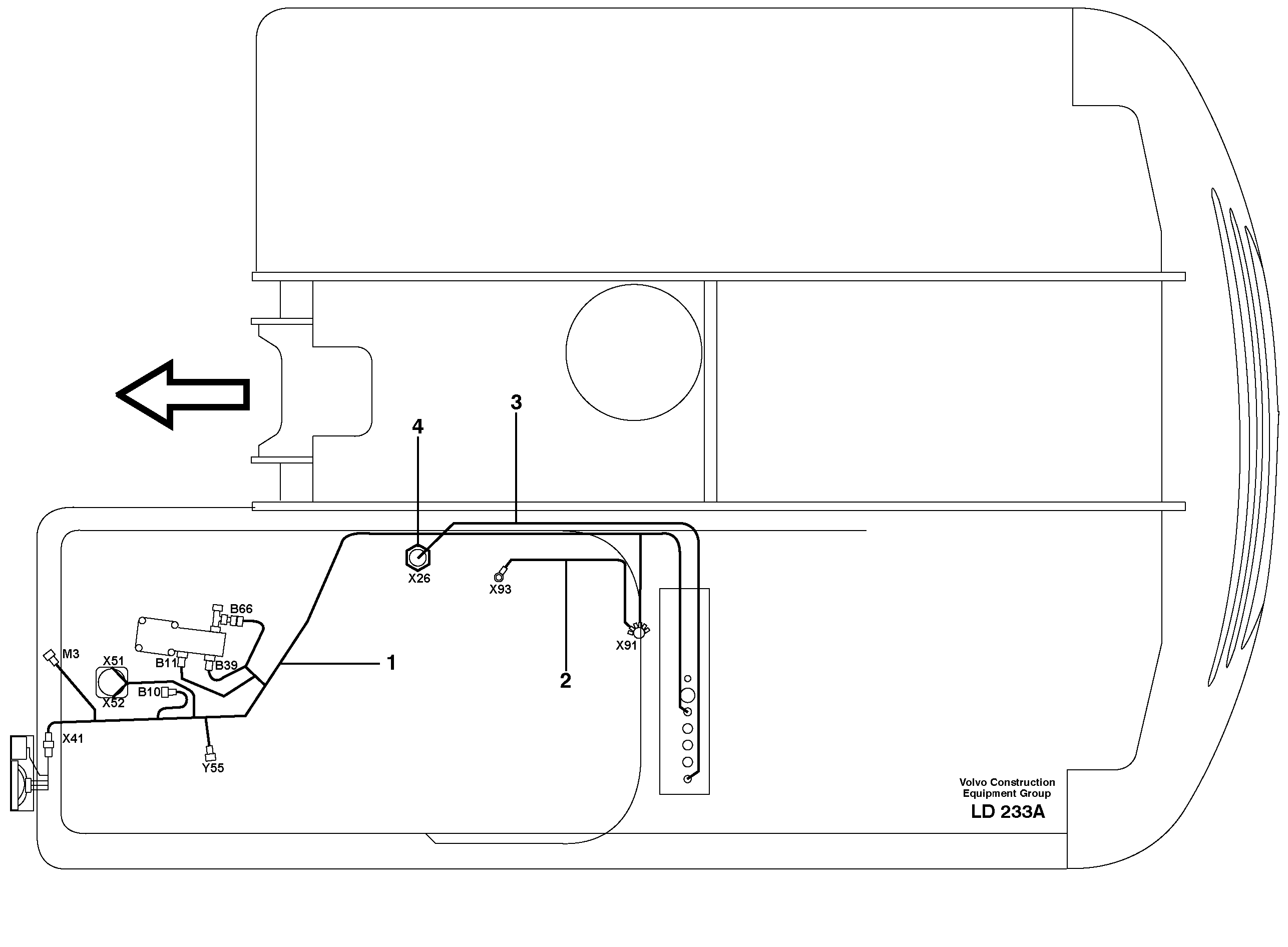 Cable harness VOE14378929 VOLVO