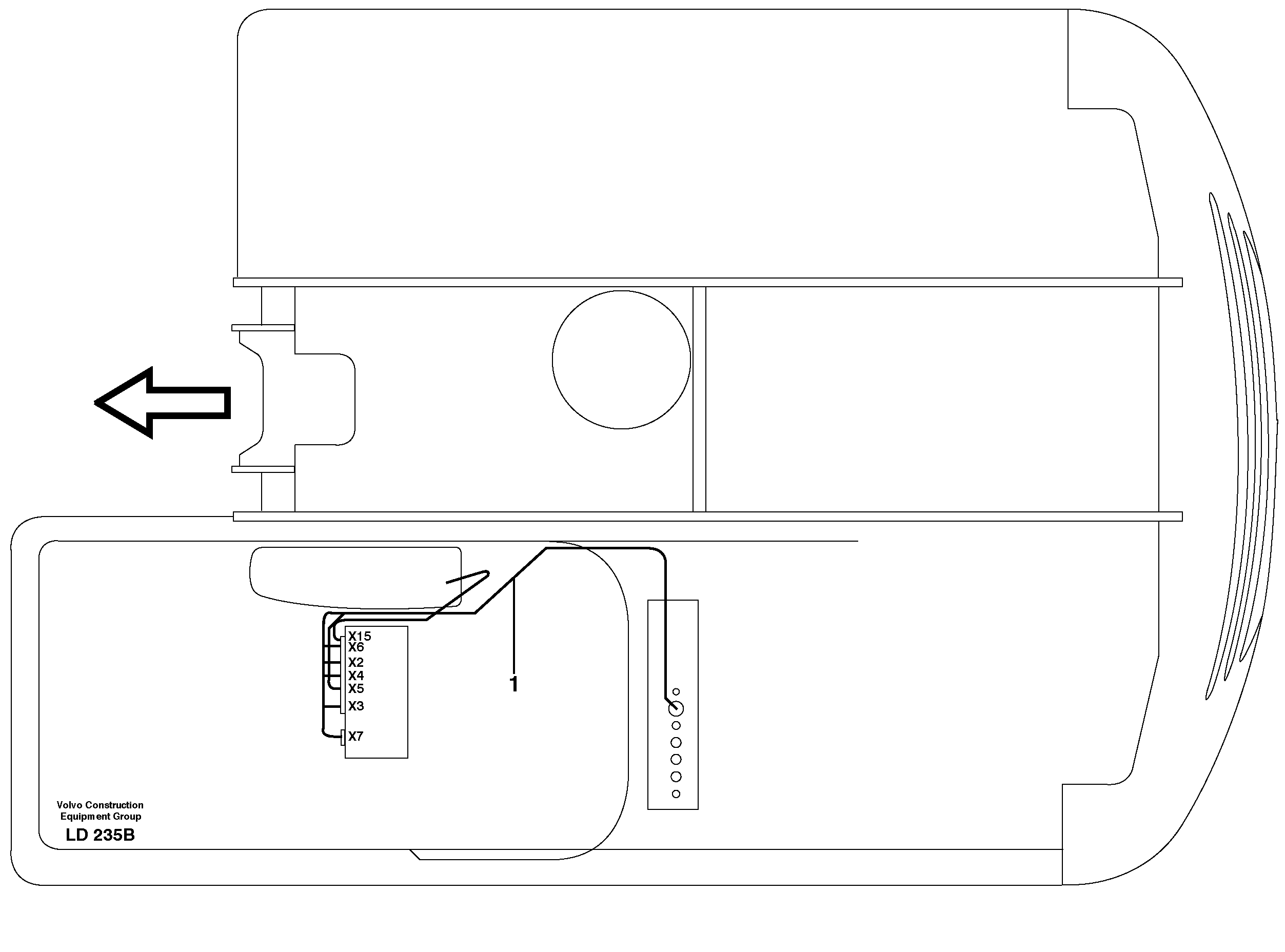 Cable harness VOE14378946 VOLVO