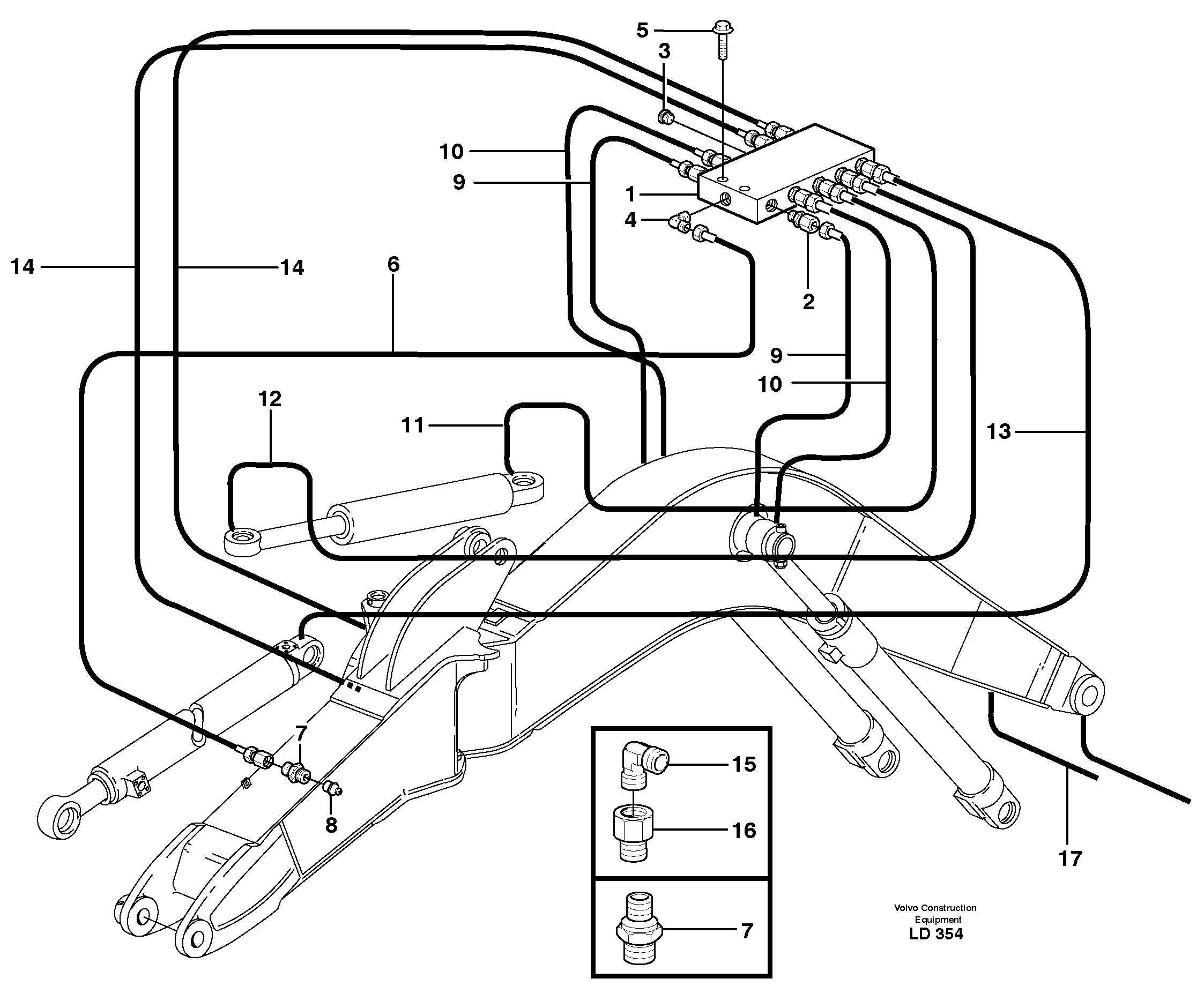 Water pump ger VOE11707684 VOLVO