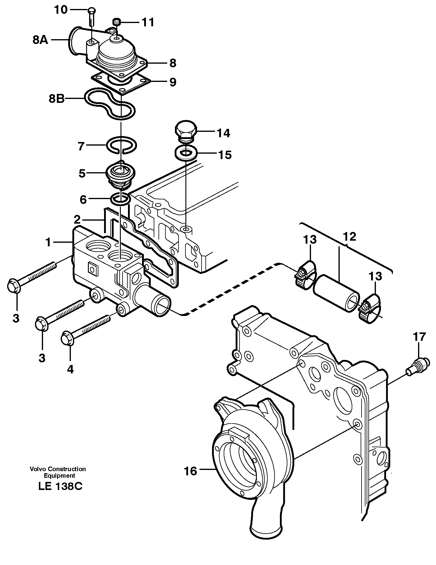 Housing Washer VOE11988636 VOLVO