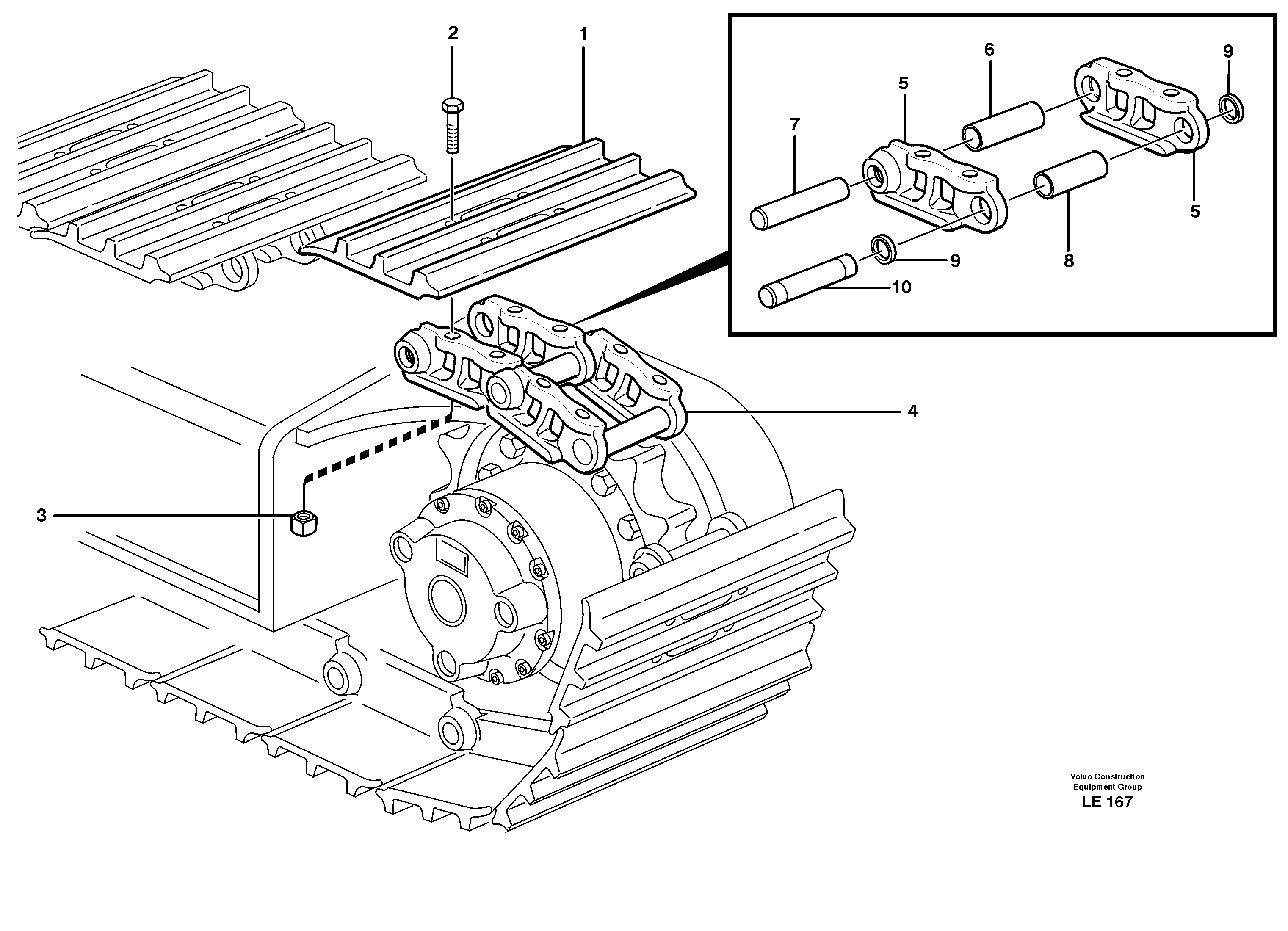 Track Chain VOE14370184 VOLVO