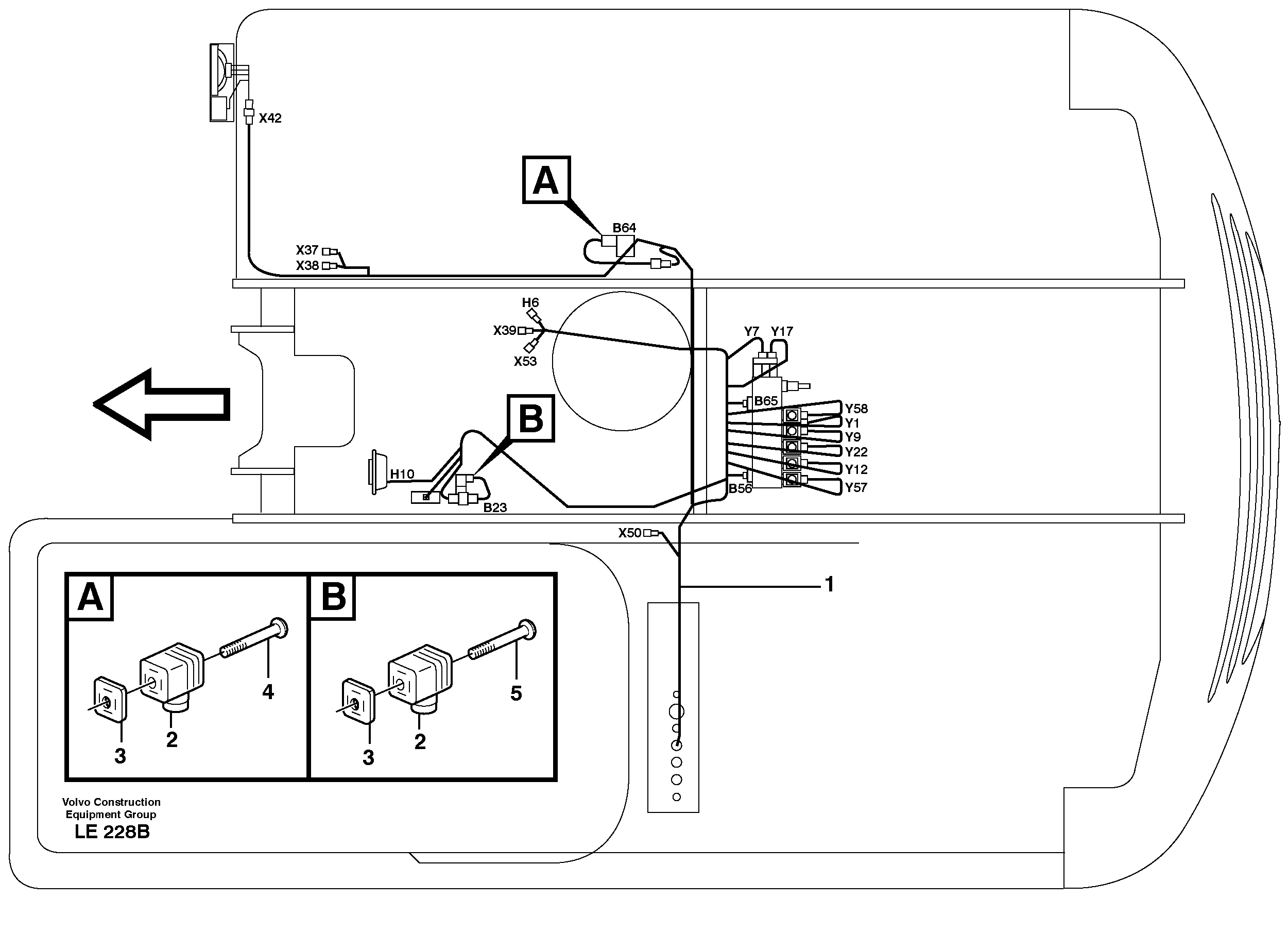 Cable harness VOE14372918 VOLVO