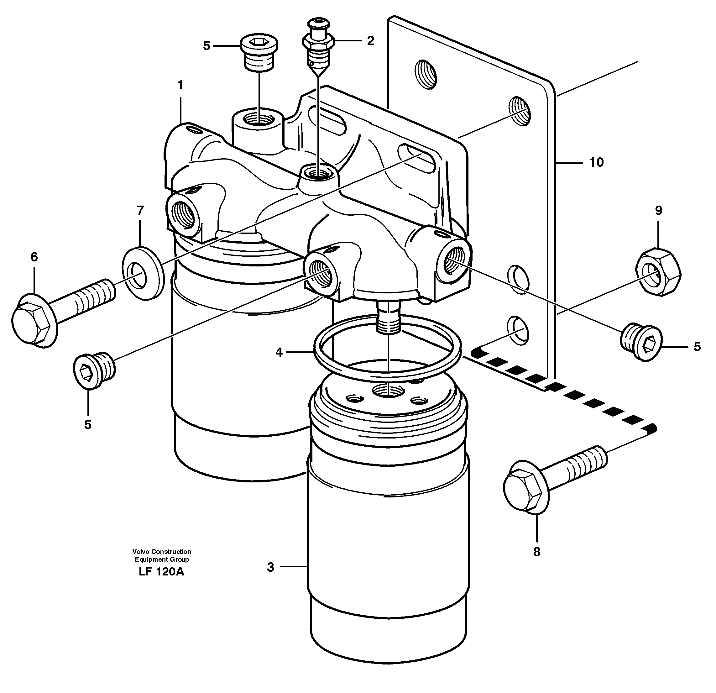 Bracket VOE11032889 VOLVO