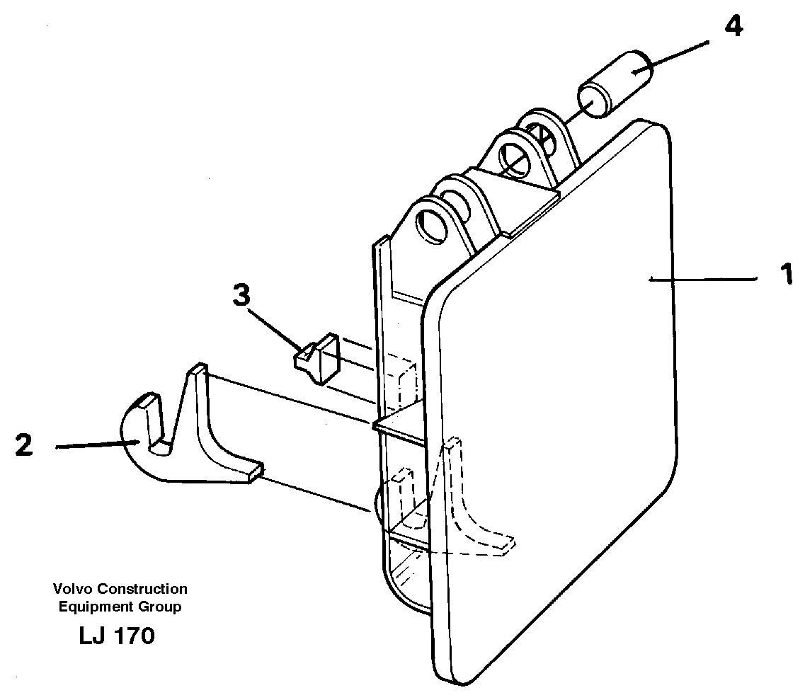 Hydr Hmr Holder VOE14346975 VOLVO