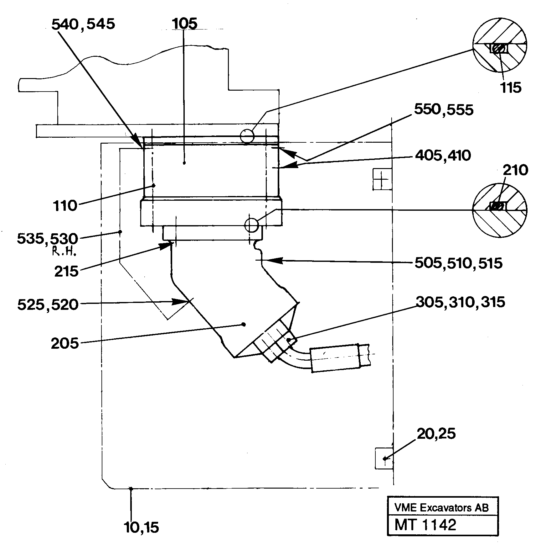Track Brake VOE14237553 VOLVO