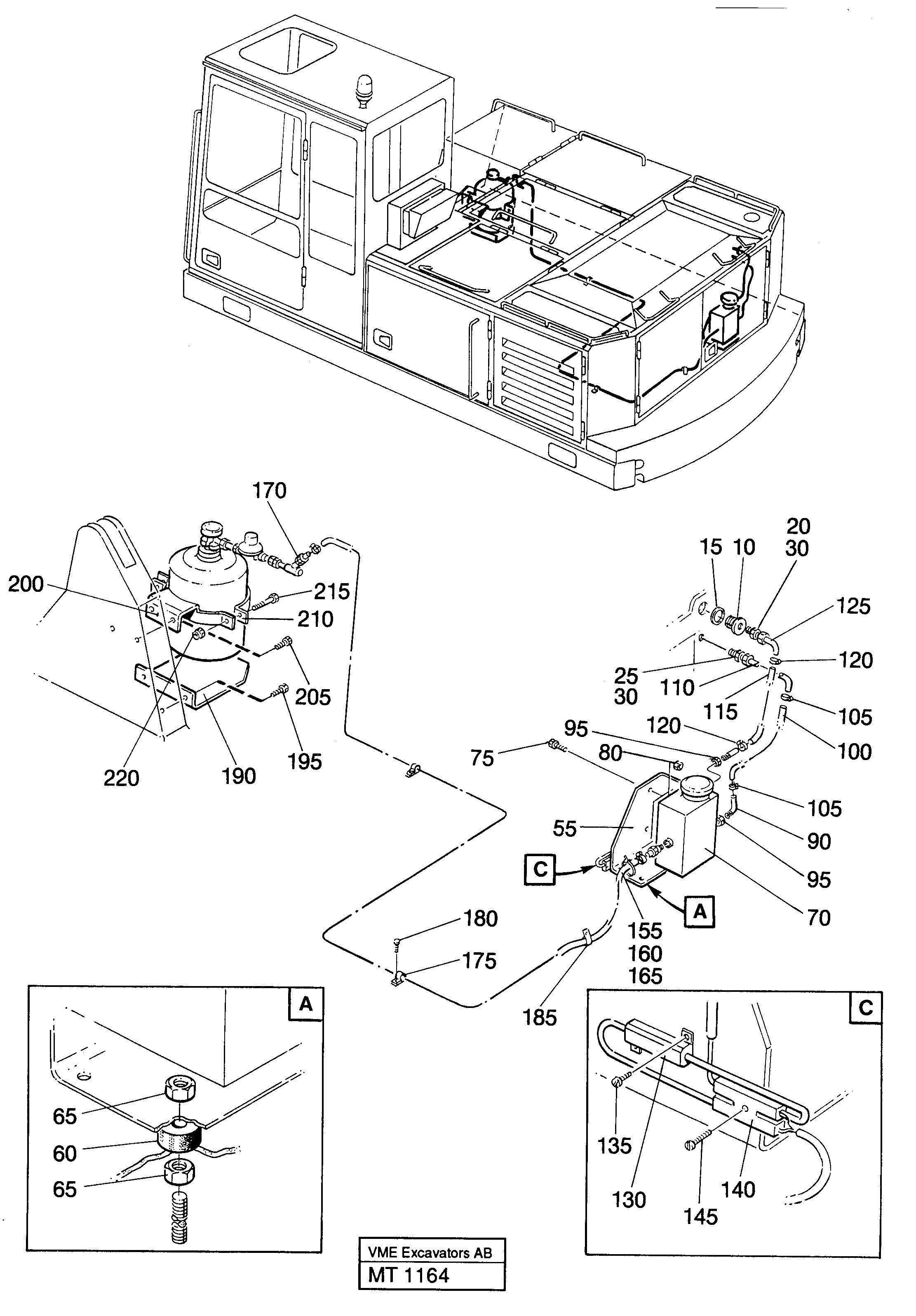 Expanding- / oil ring VOE14024310 VOLVO