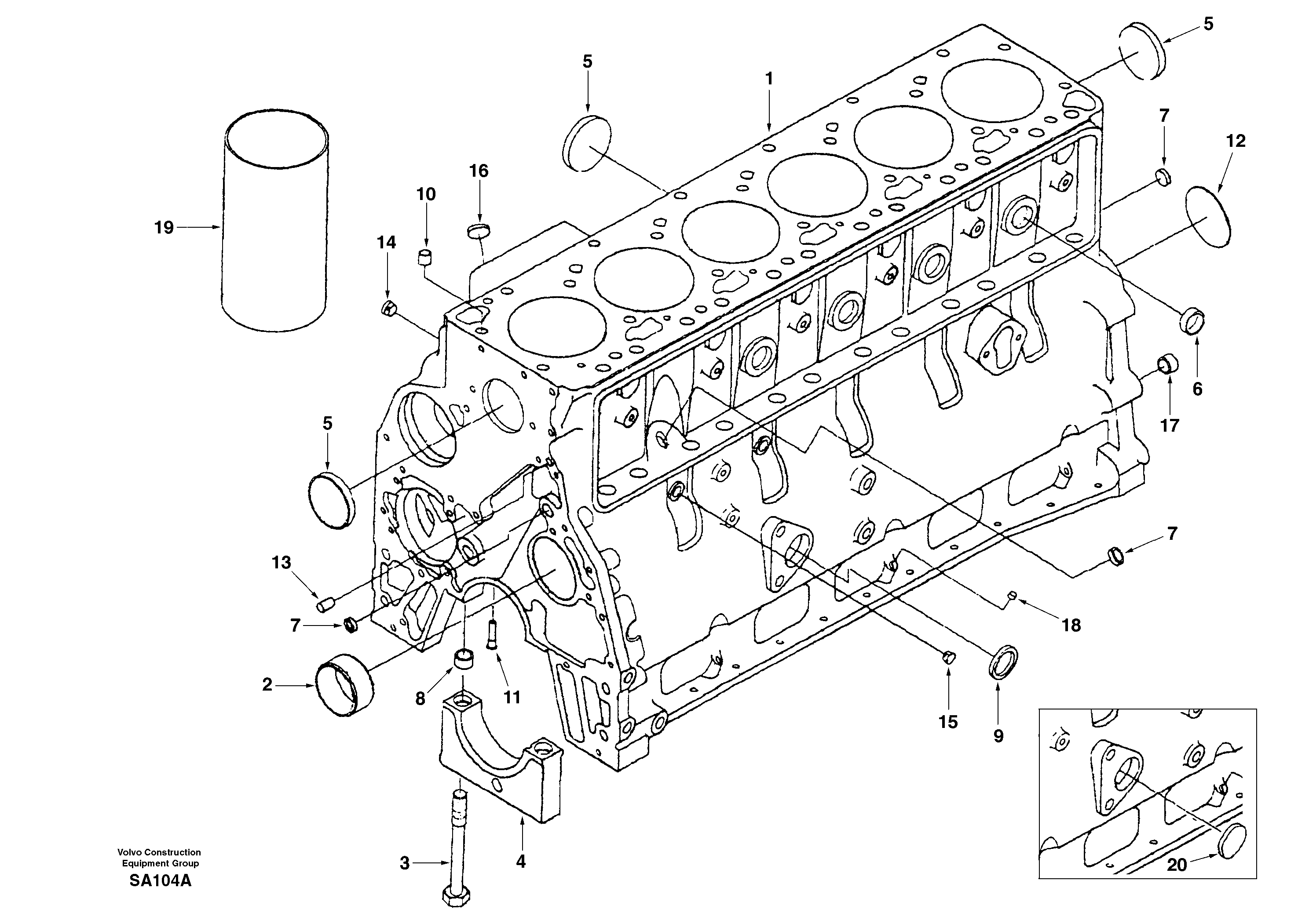 Plug SA3900958 VOLVO
