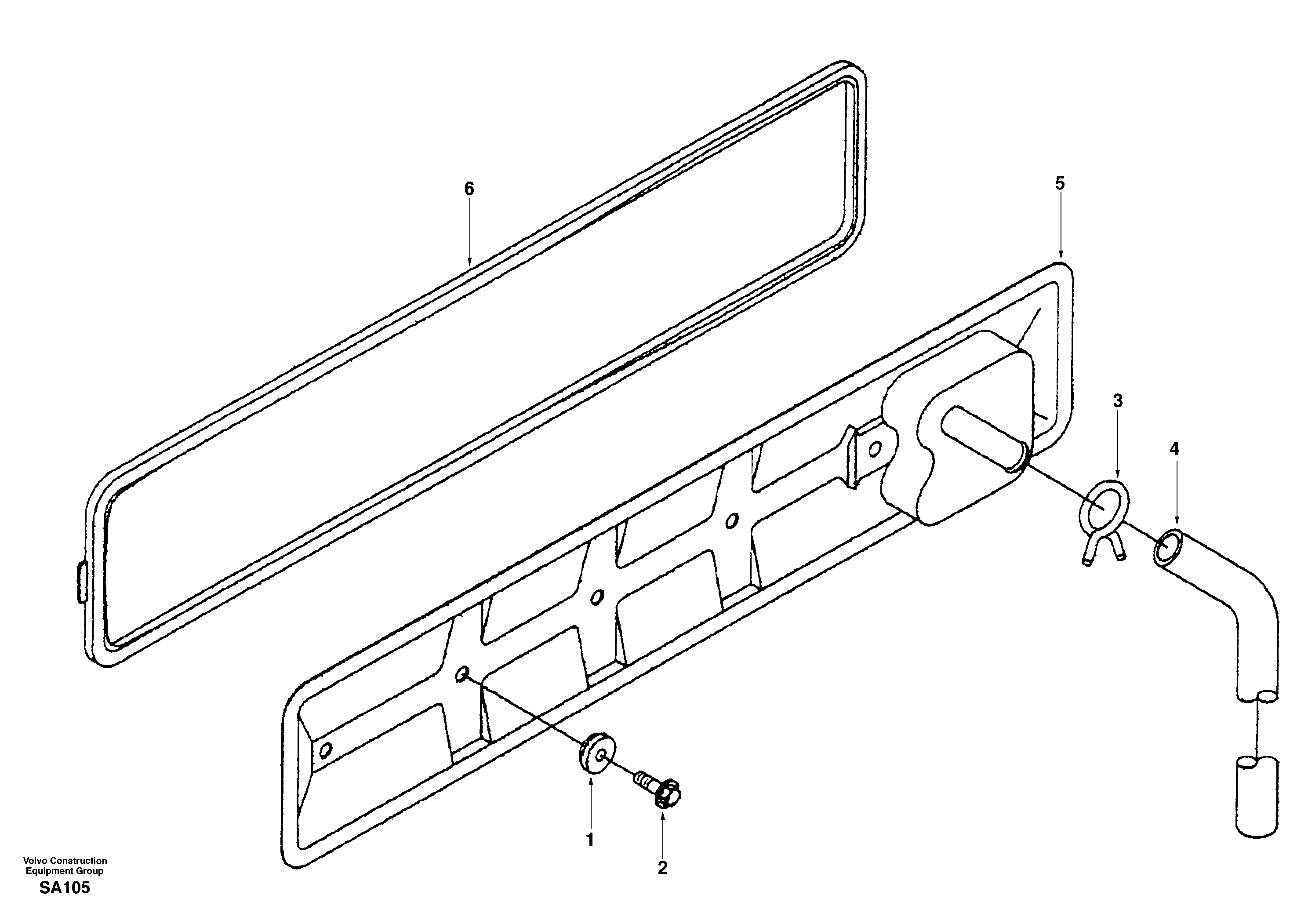 Cabin roof SA3928759 VOLVO