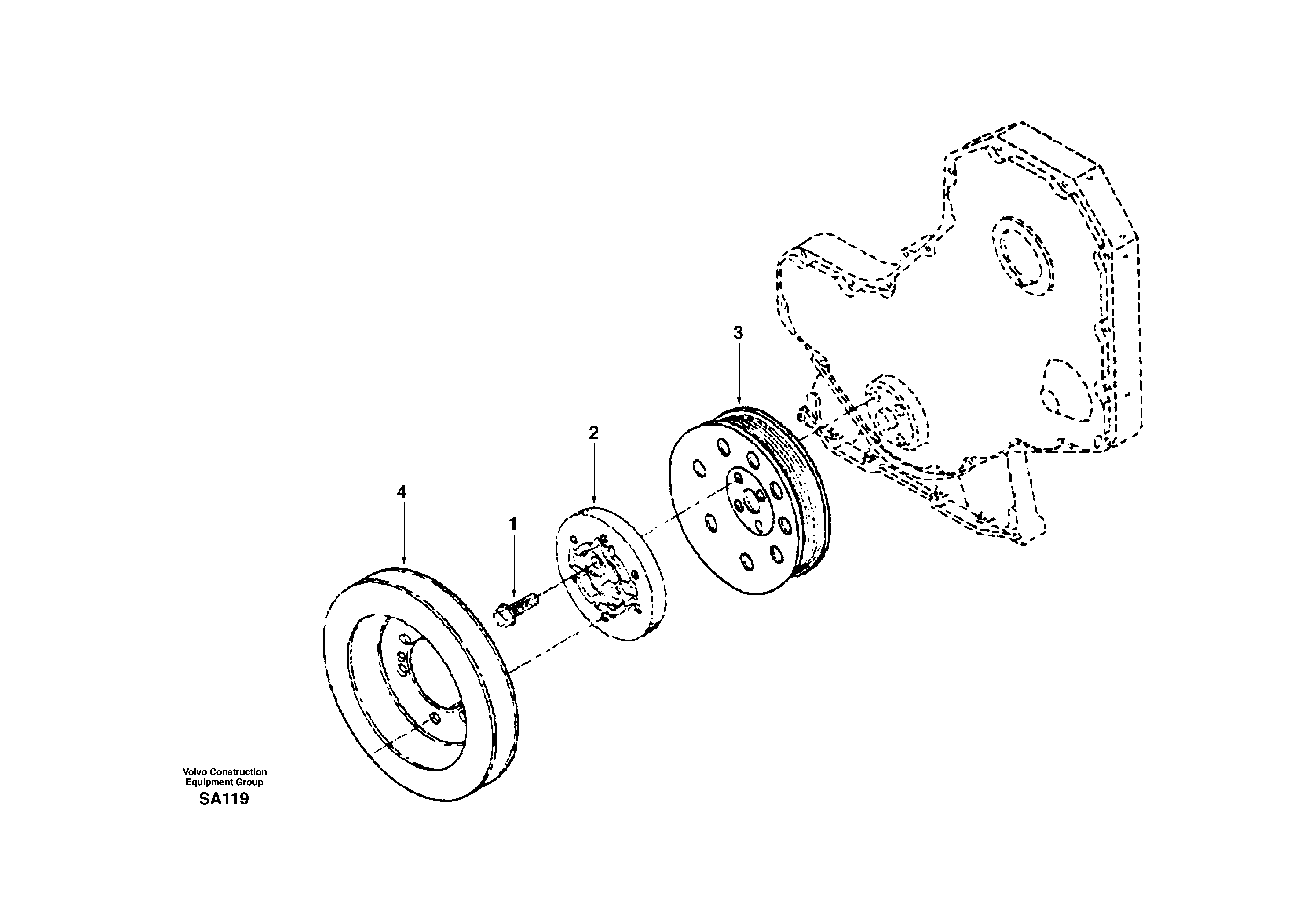 Pulley SA3914494 VOLVO