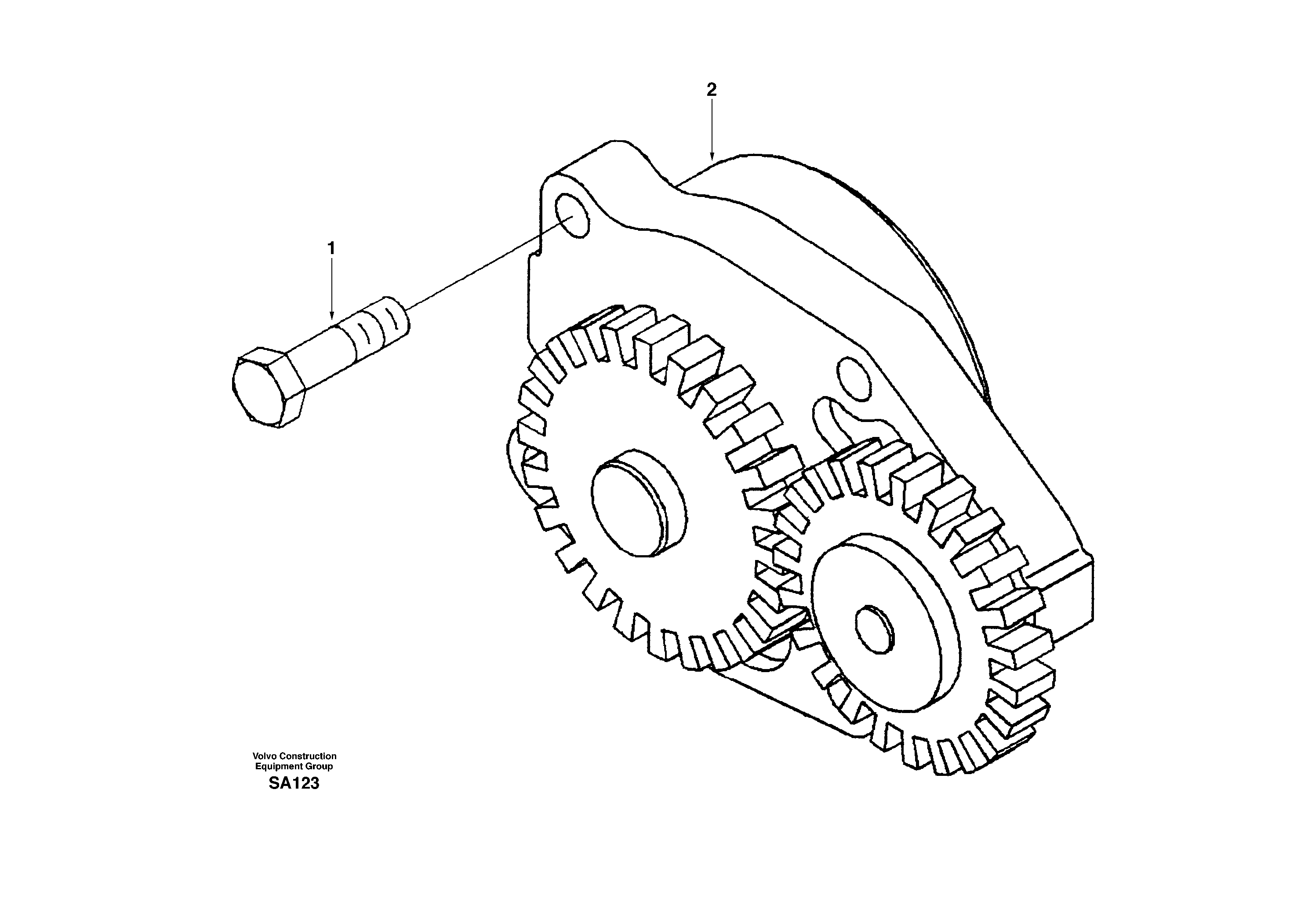 Screw SA3900677 VOLVO