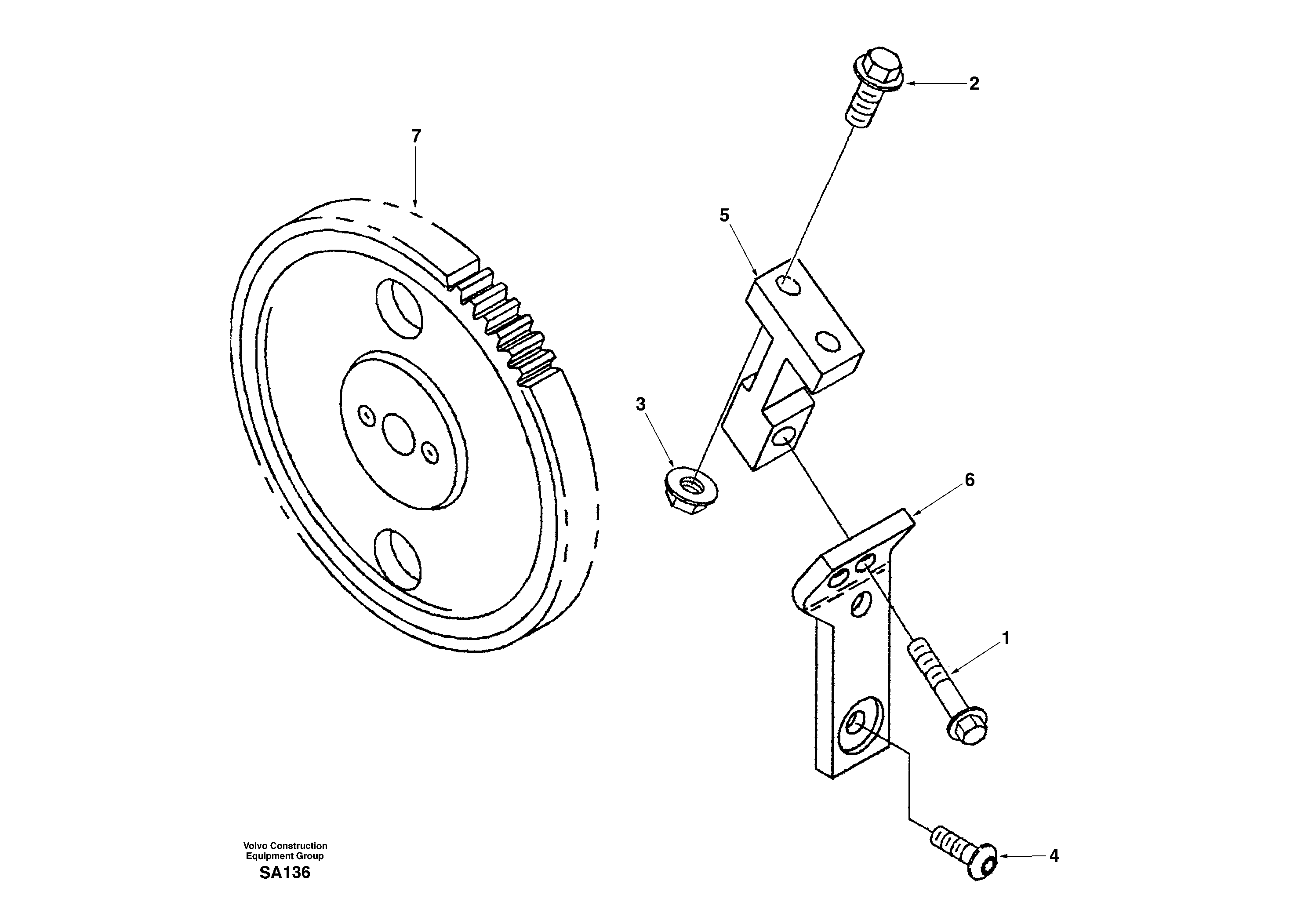 For upper engine part CH/SA3902460 VOLVO