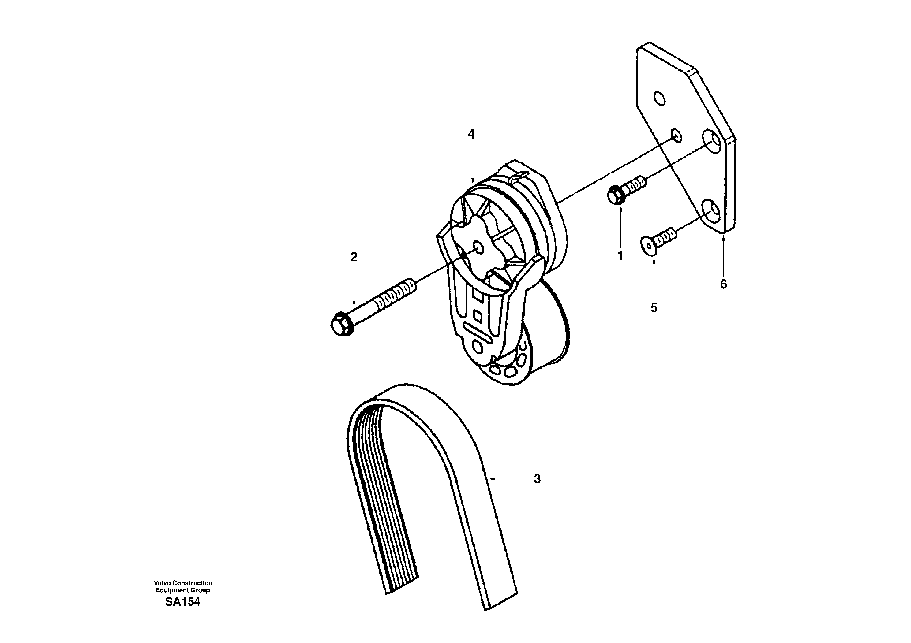 Seat frame SA3283156 VOLVO