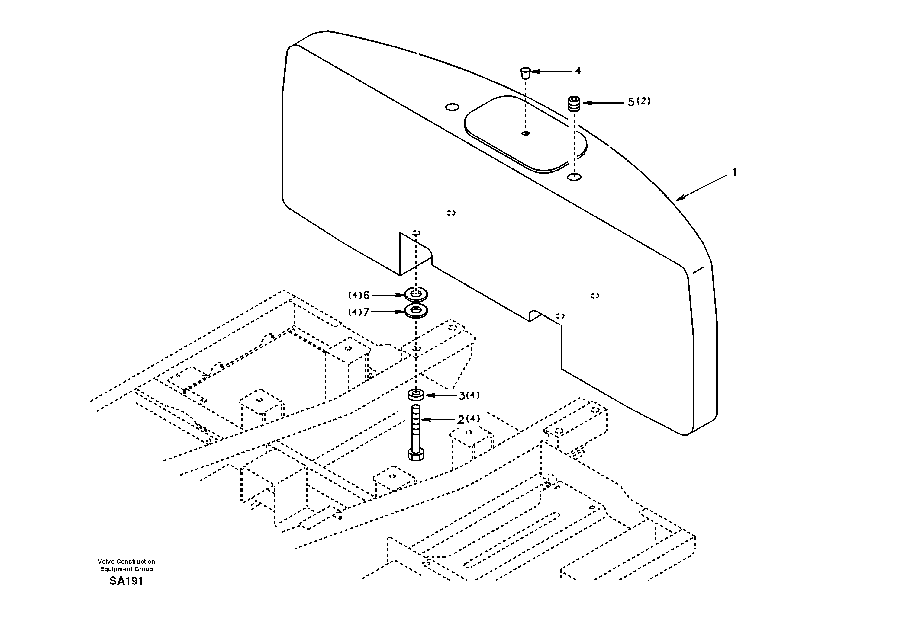 Lock Plate SA9447-00811 VOLVO