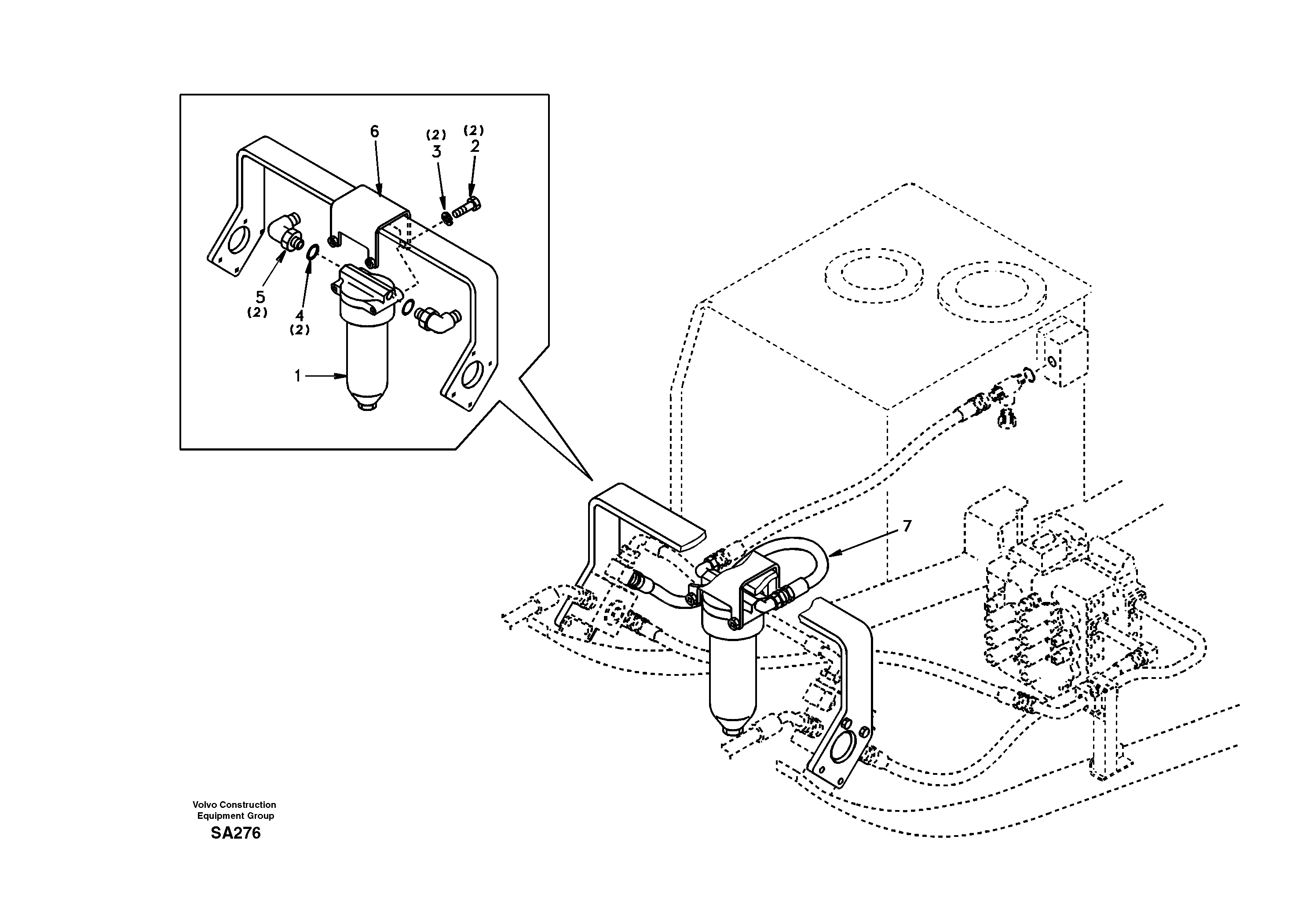 Bracket VOE14510908 VOLVO