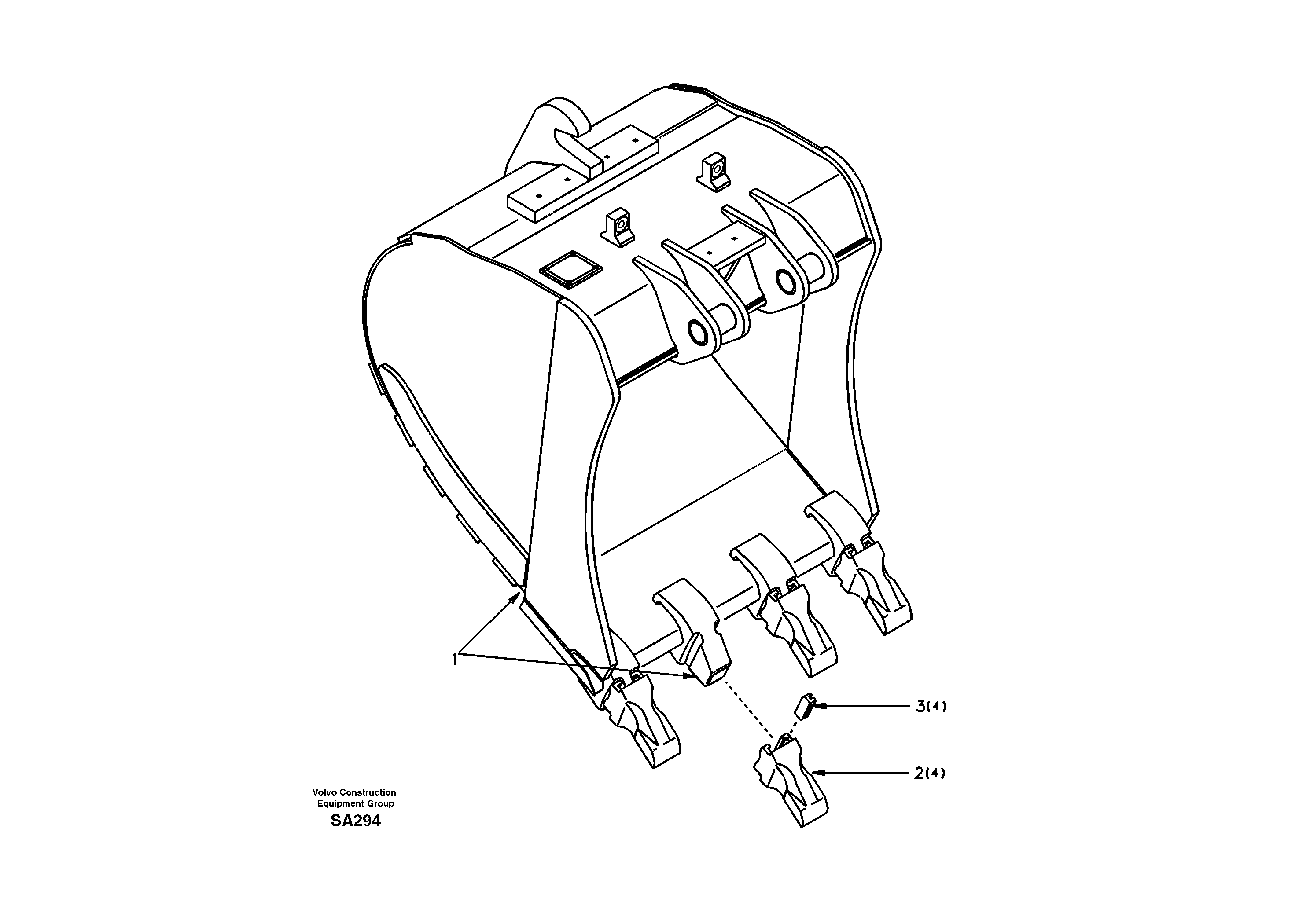 Tooth SA1171-89520 VOLVO