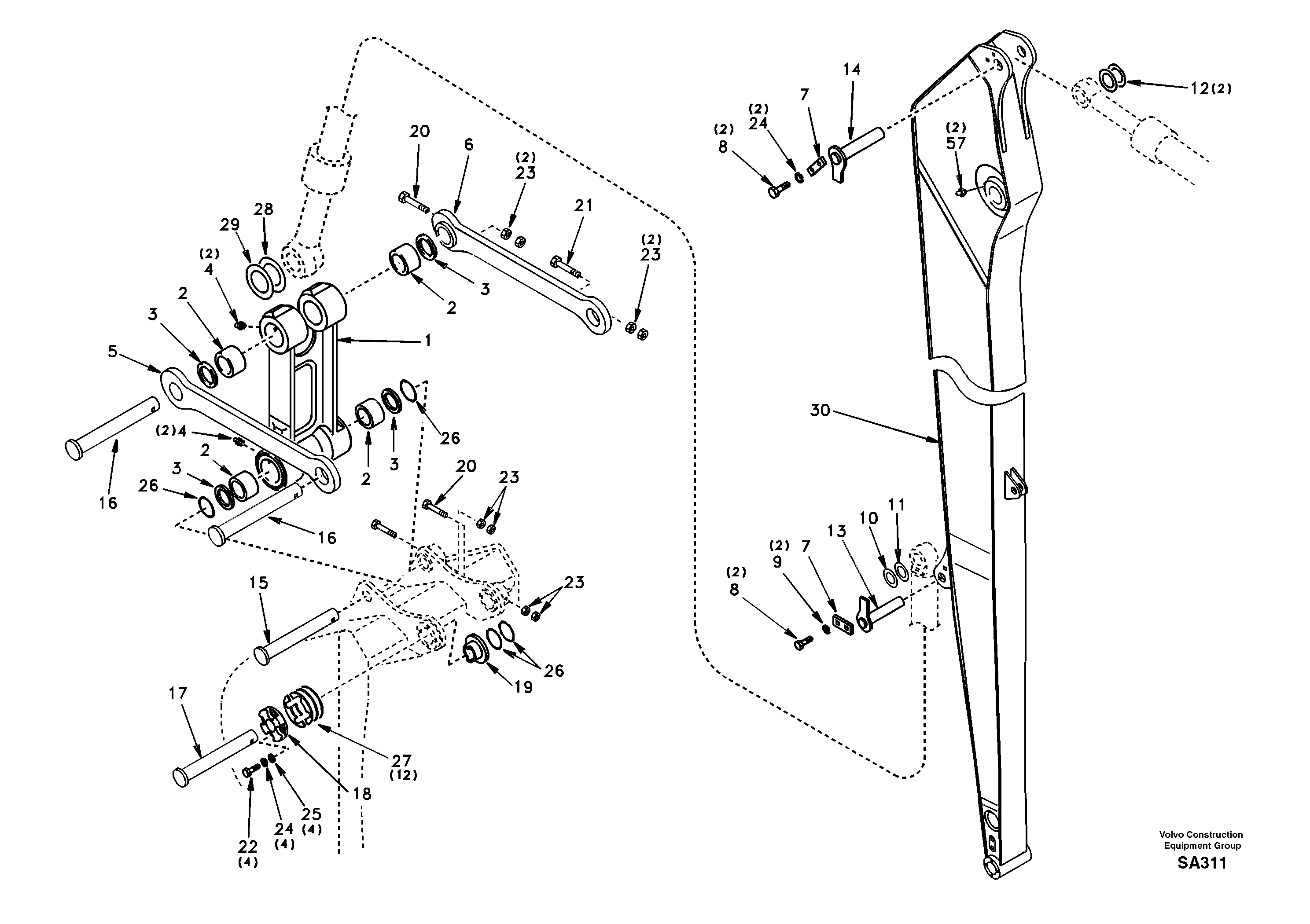Arm SA1172-03581 VOLVO