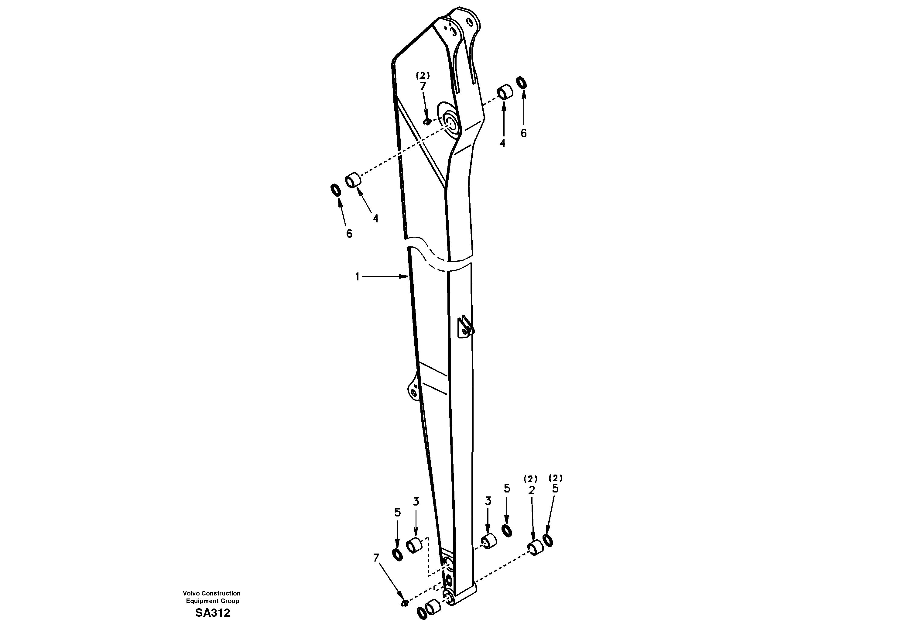 Bushing SA1172-00960 VOLVO