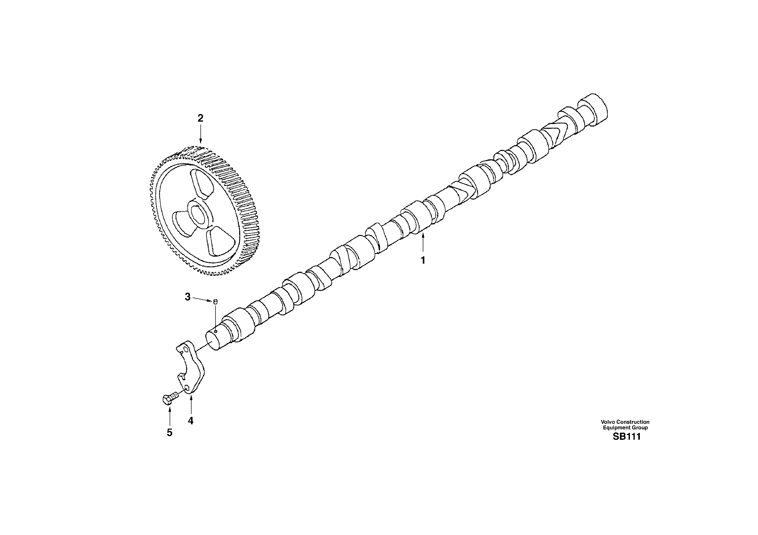 Camshaft SA3924471 VOLVO