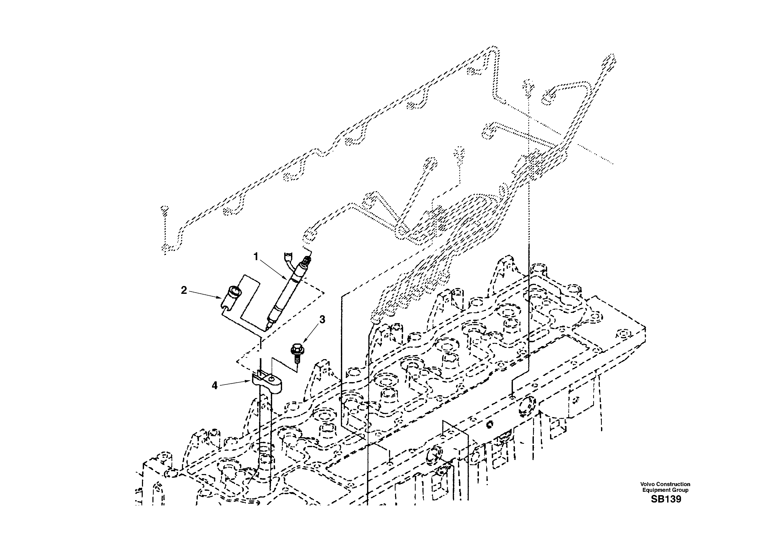 Injector SA3928238 VOLVO