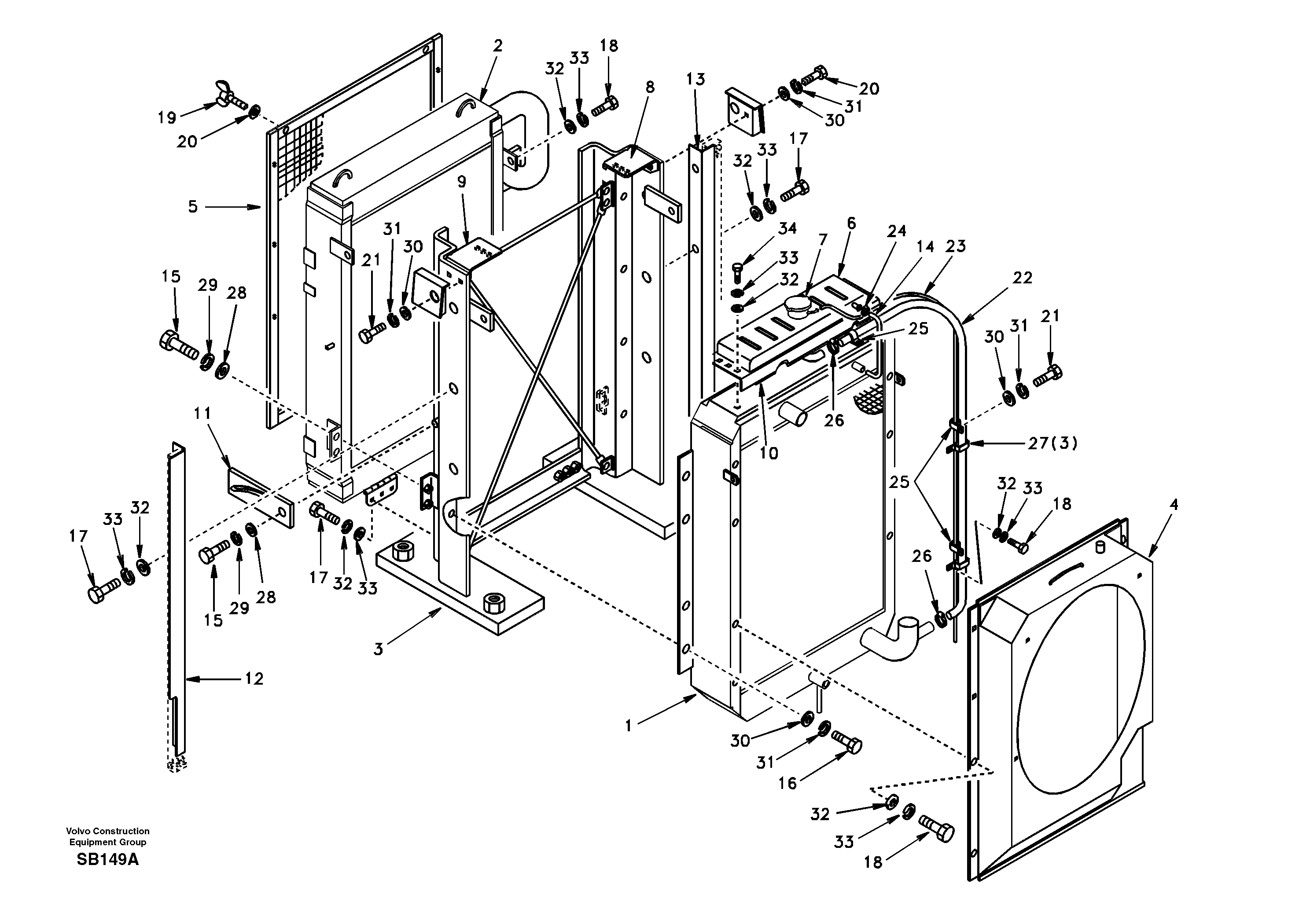 Fan Shroud SA1115-01410 VOLVO