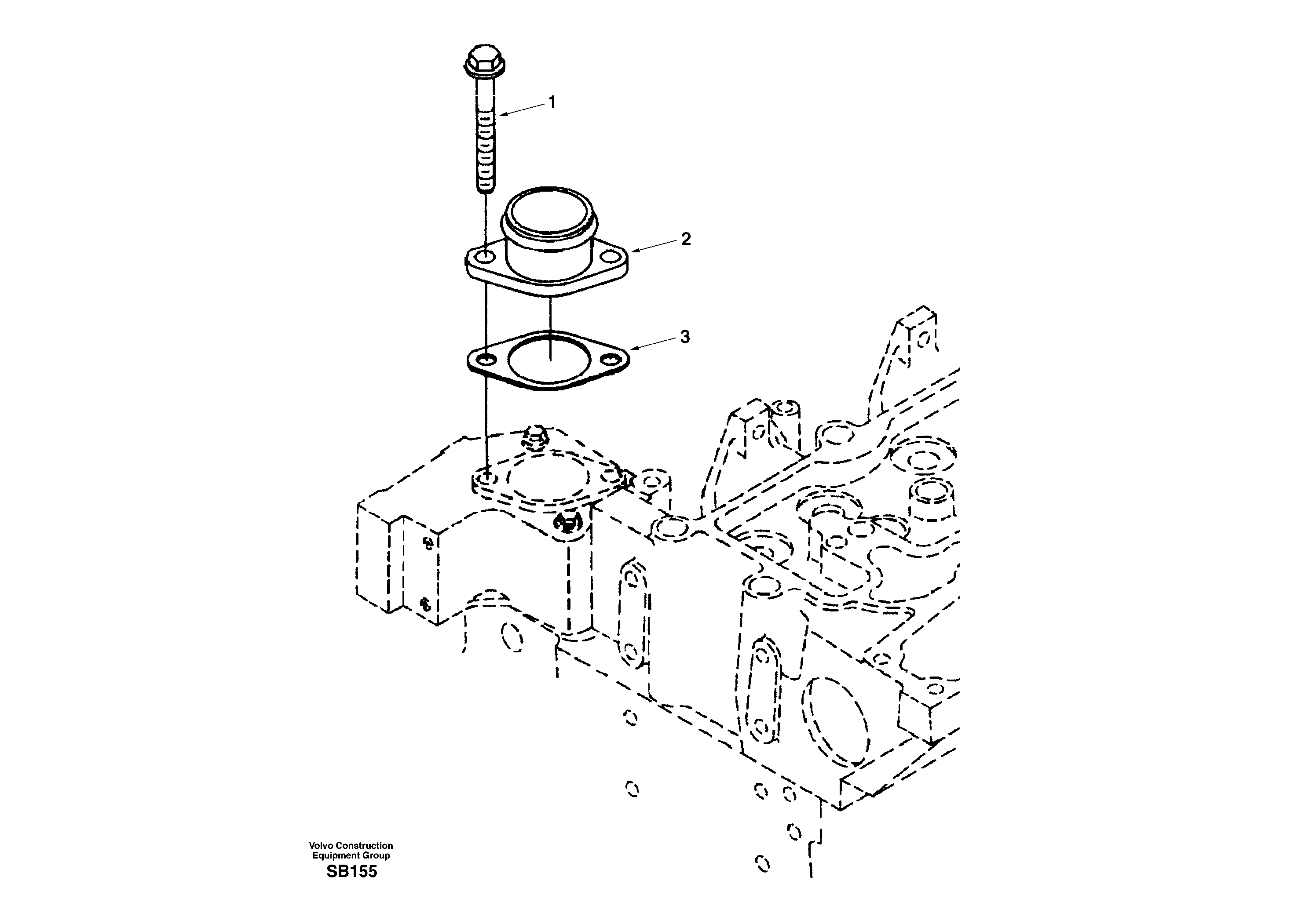 For upper engine part SA3906715 VOLVO