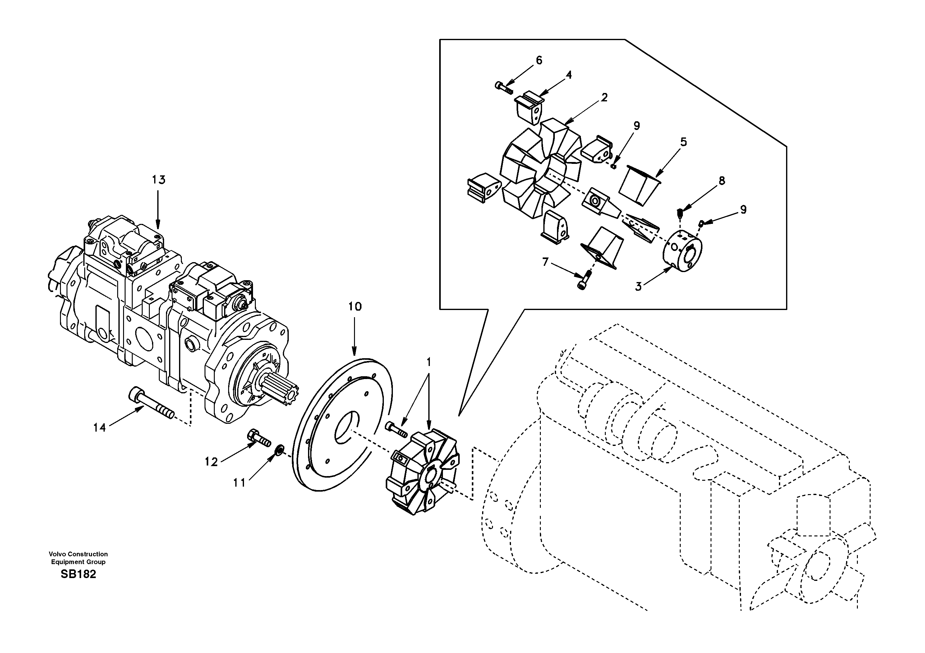Clutch VOE14500140 VOLVO