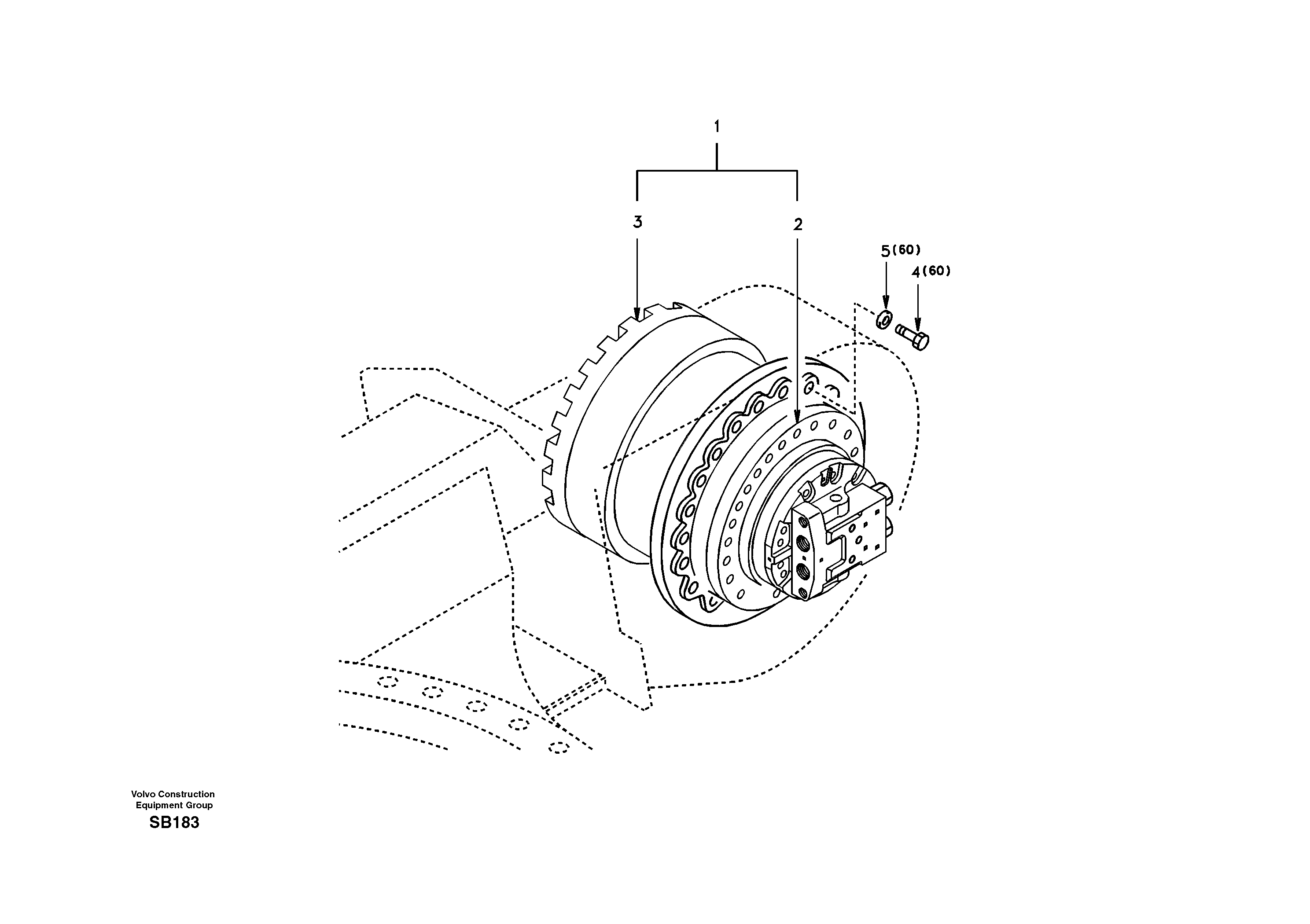 Travel Gearbox SA7117-34050 VOLVO