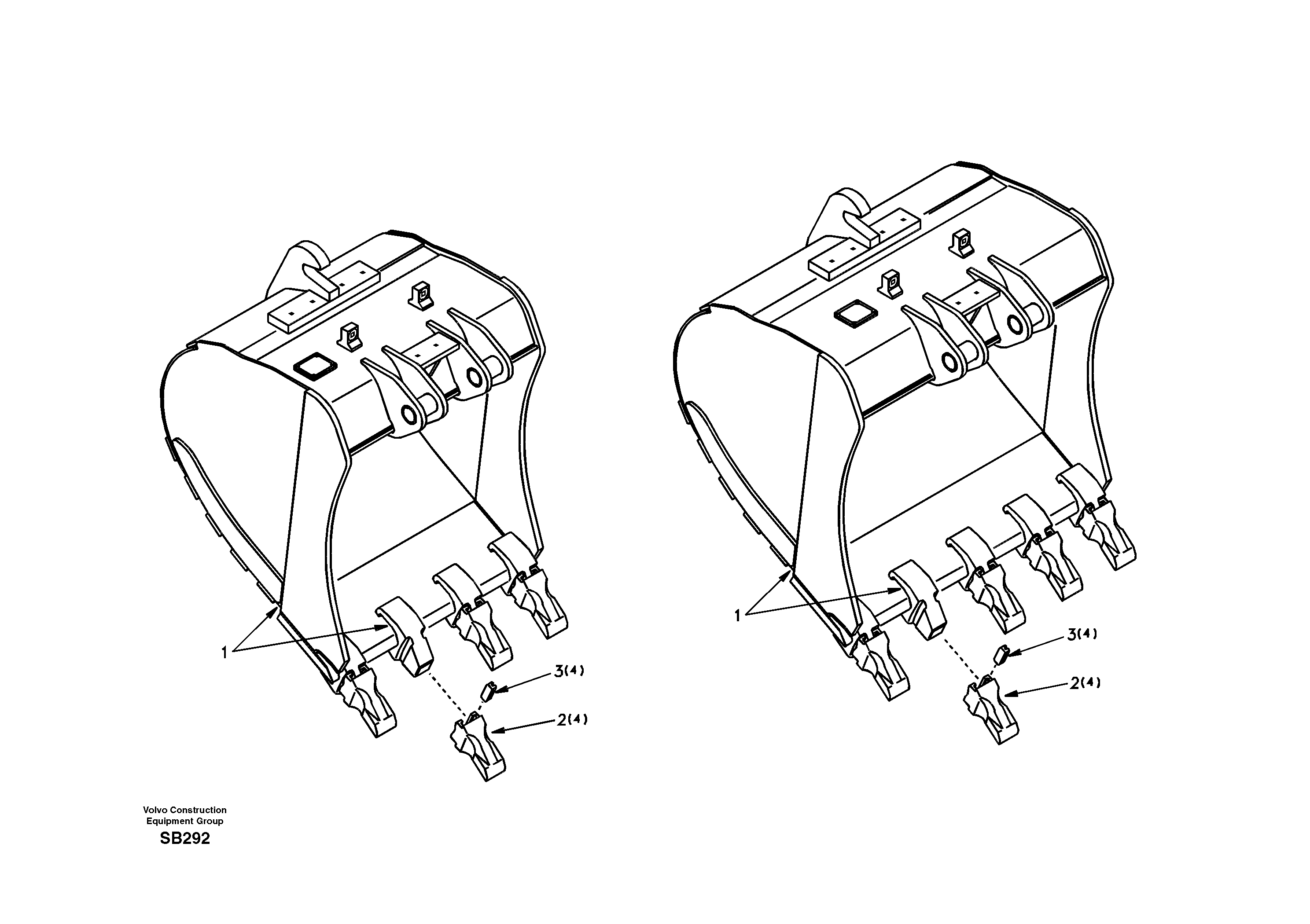Bucket SA1171-70091 VOLVO