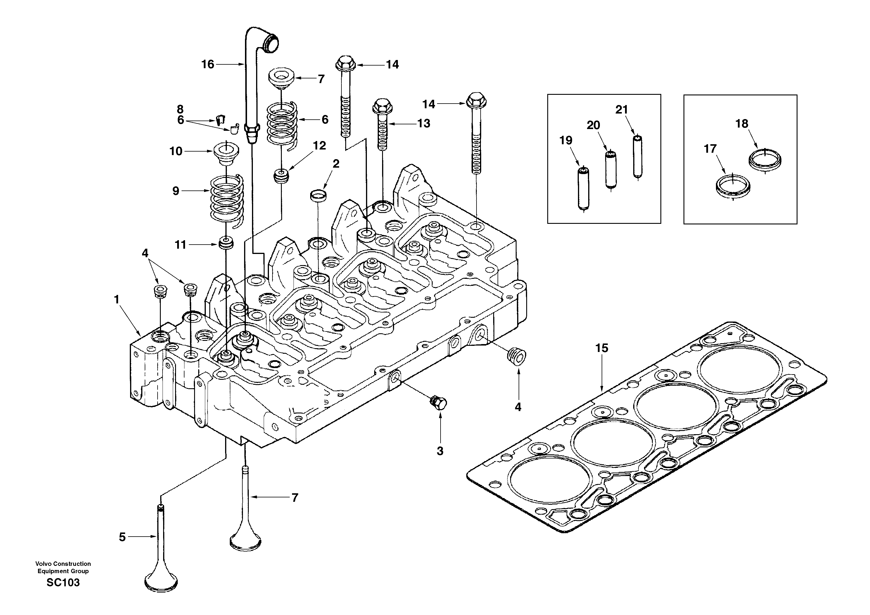 Gasket SA3921397 VOLVO
