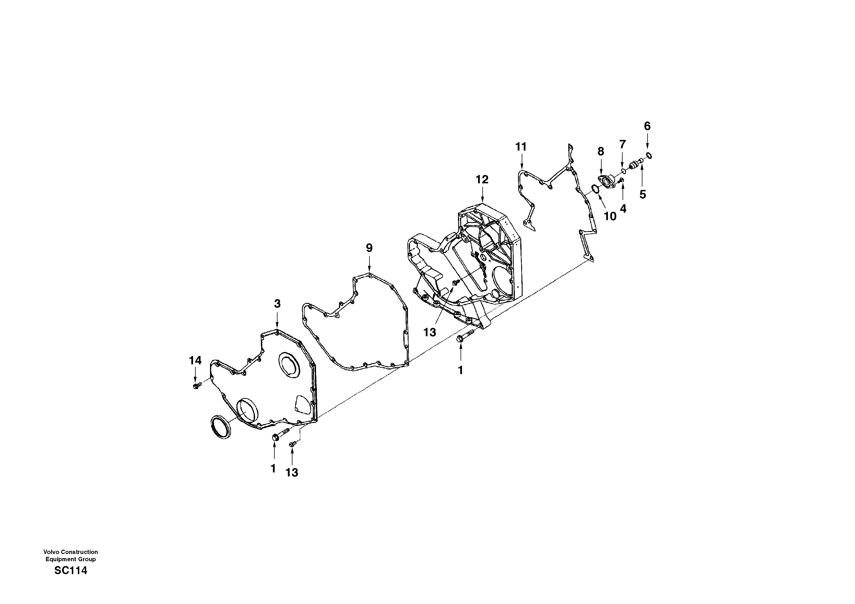 Screw SA3924962 VOLVO