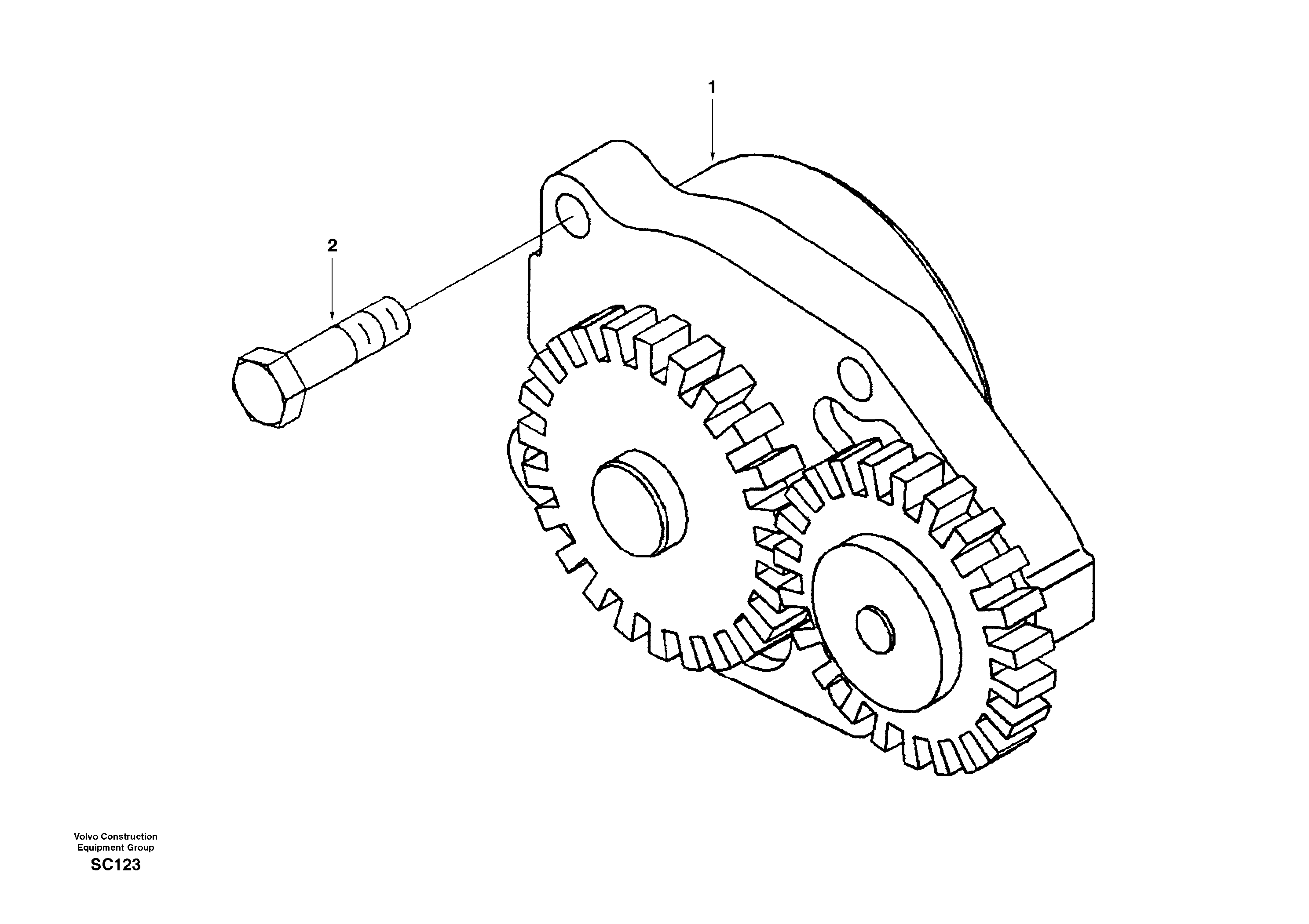 Engine Oil Pump SA3930336 VOLVO