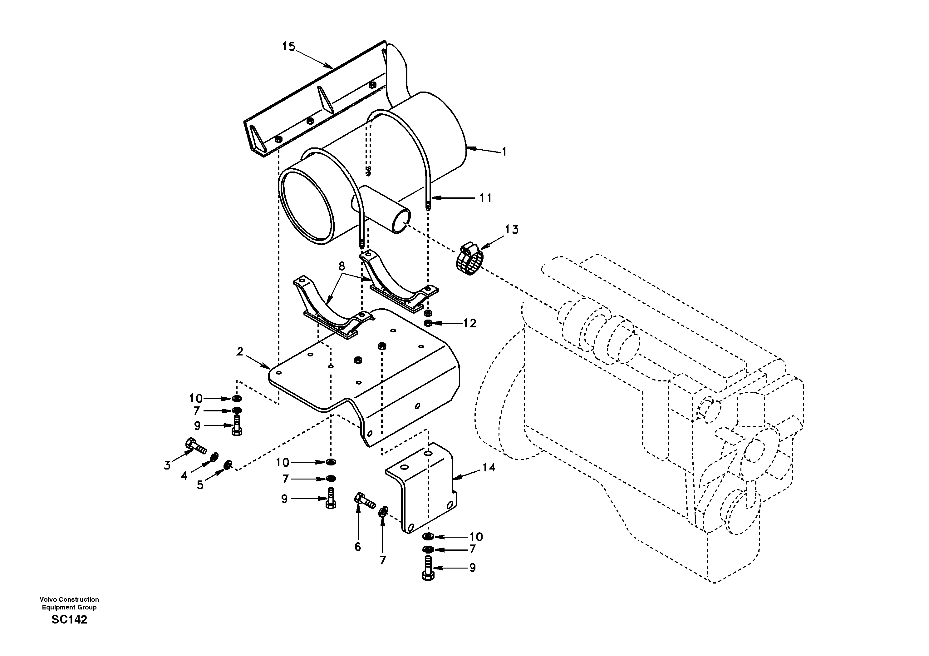 Sensor, position SA1114-00510 VOLVO