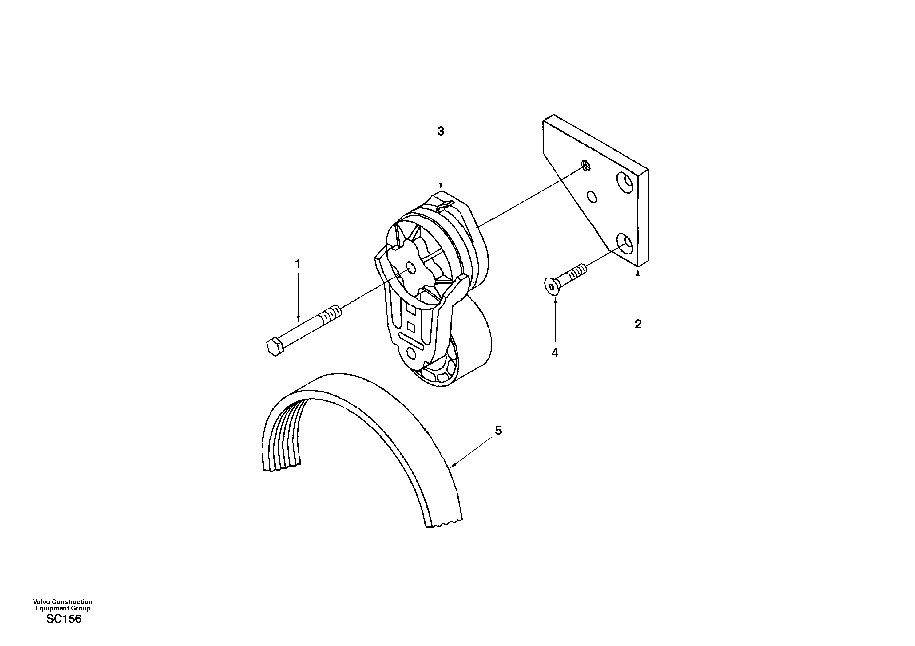 Load Strap Tnsn CH/SA3922900 VOLVO