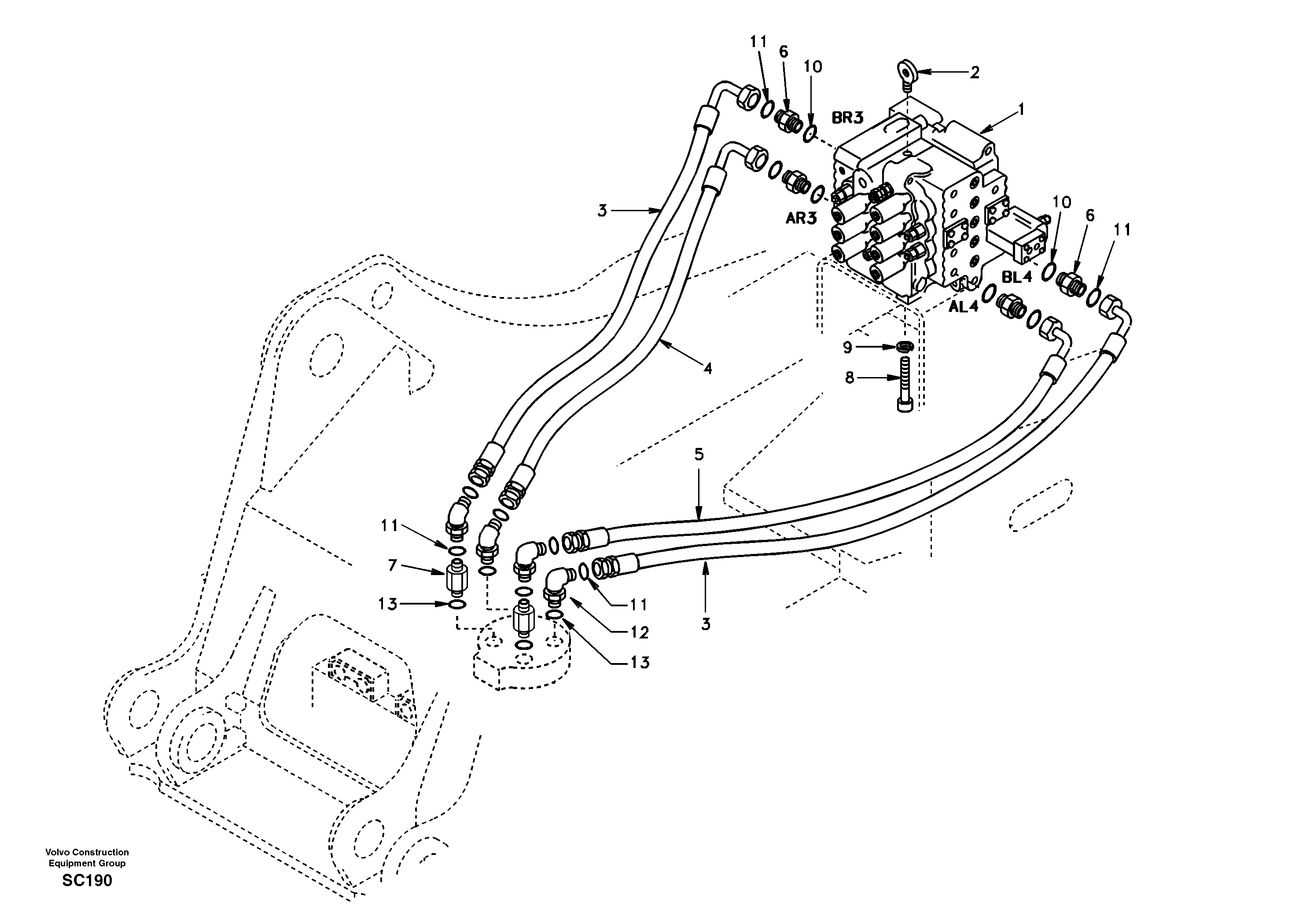 Hose SA9403-35622 VOLVO