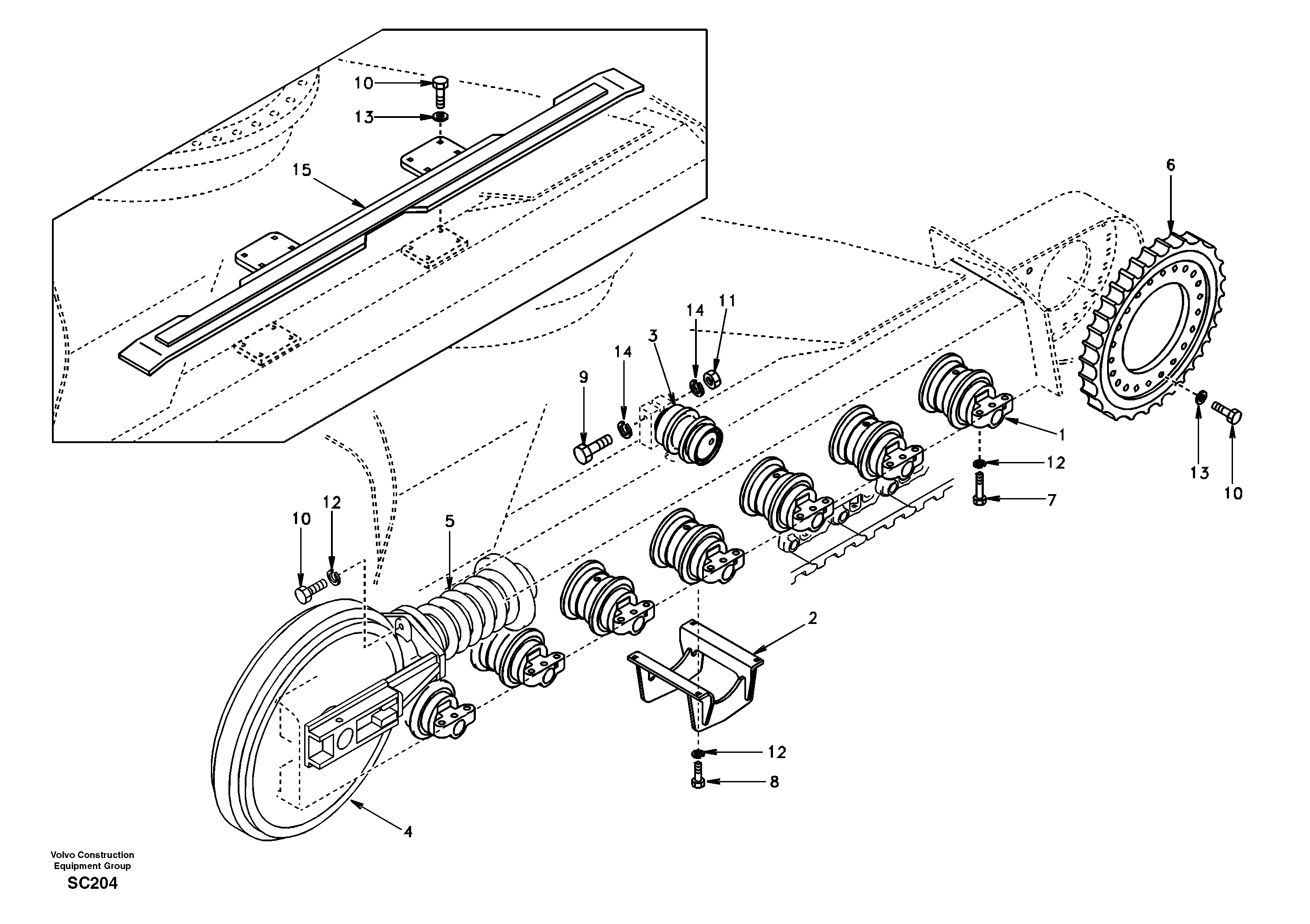 Idler SA1081-04050 VOLVO